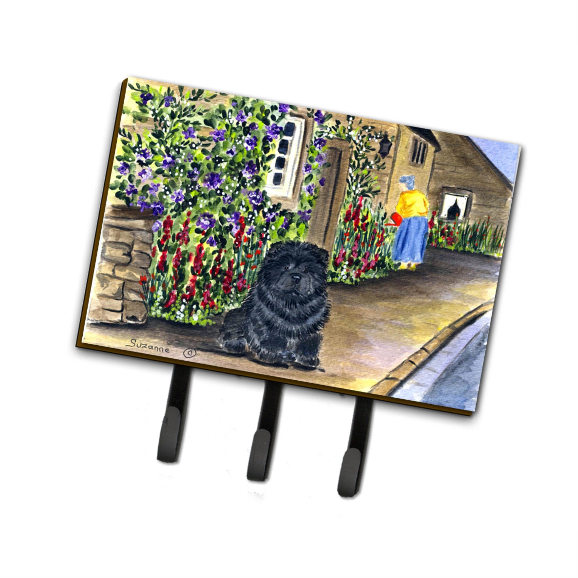 Caroline'S Treasures Ss8117Th68 Chow Chow Leash Holder Or Key Hook, Large, Multicolor