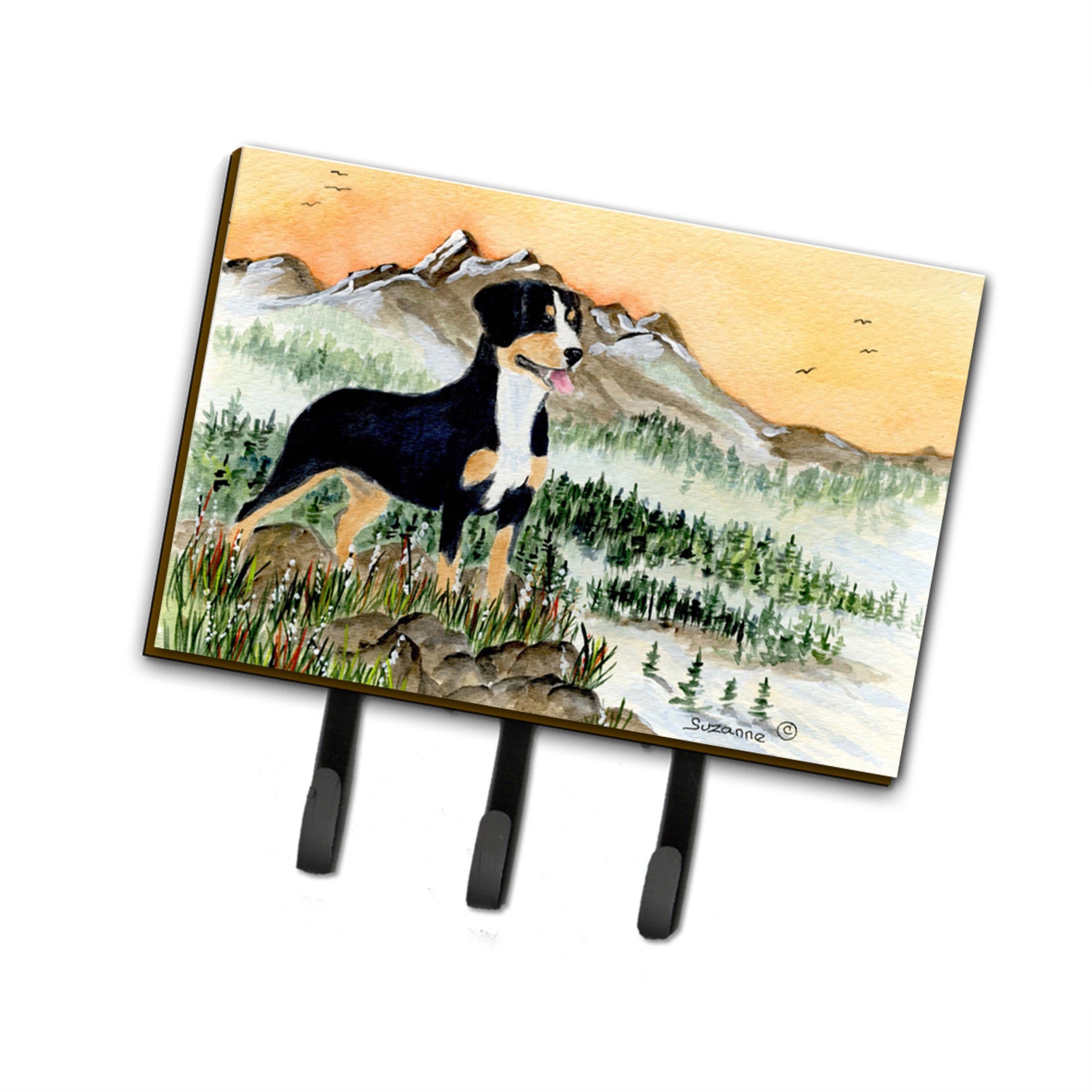 Caroline'S Treasures Ss8119Th68 Entlebucher Mountain Dog Leash Holder Or Key Hook, Large, Multicolor