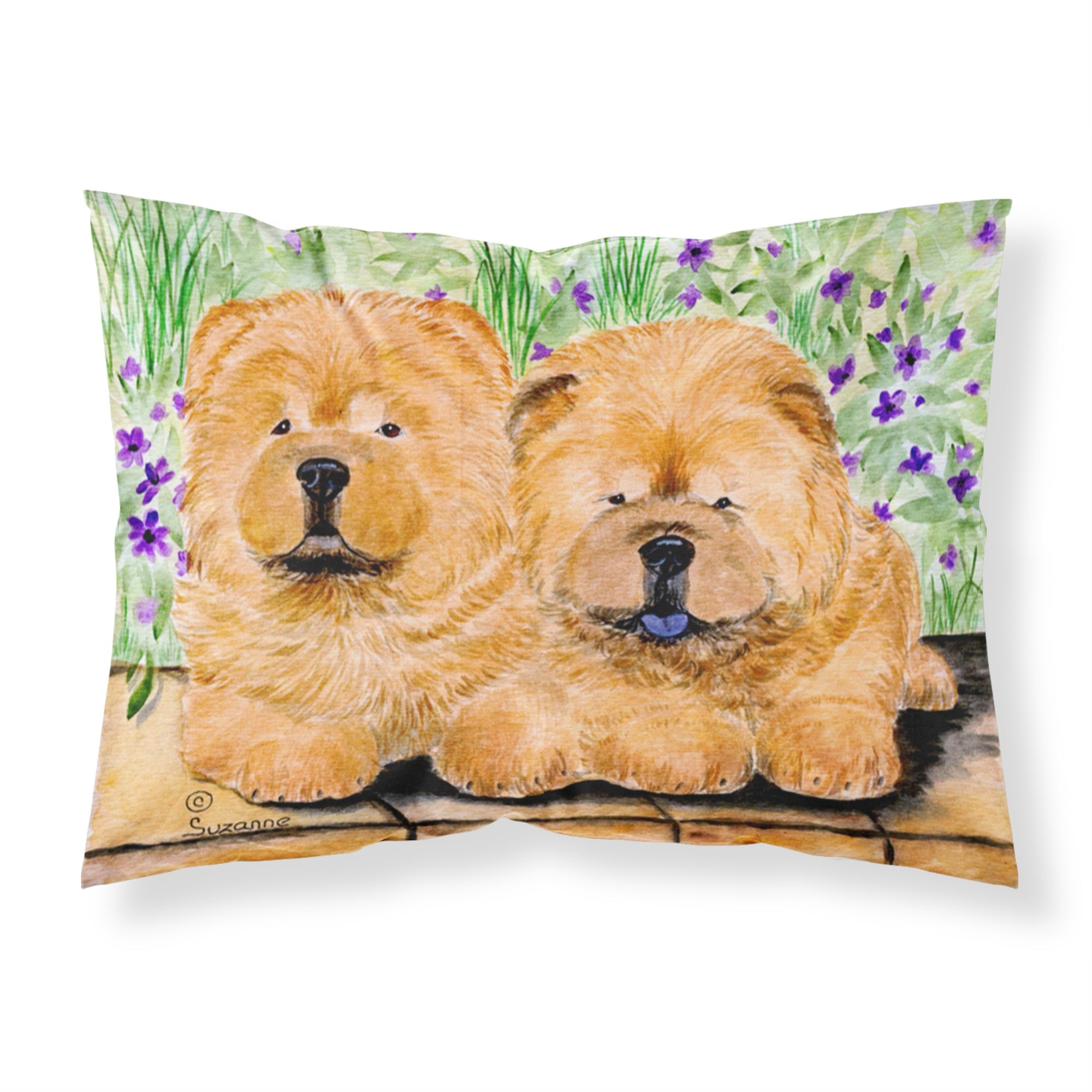 Caroline'S Treasures Ss8123Pillowcase Chow Moisture Wicking Fabric Standard Pillowcase, Large, Multicolor