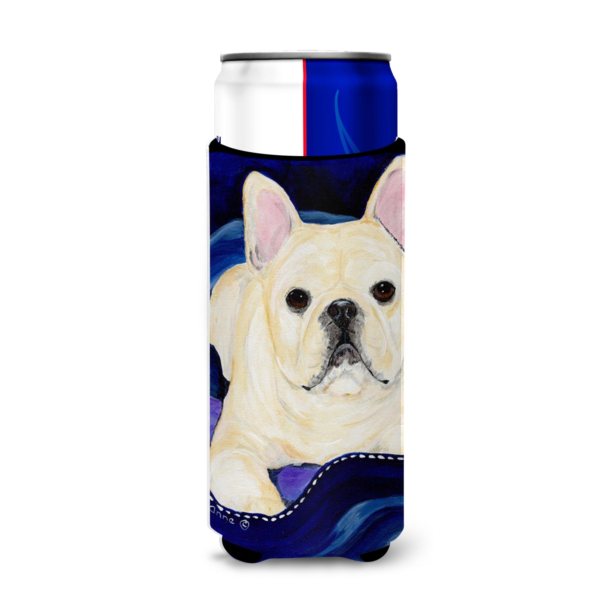 French Bulldog Ultra Beverage Insulators For Slim Cans Ss8126Muk