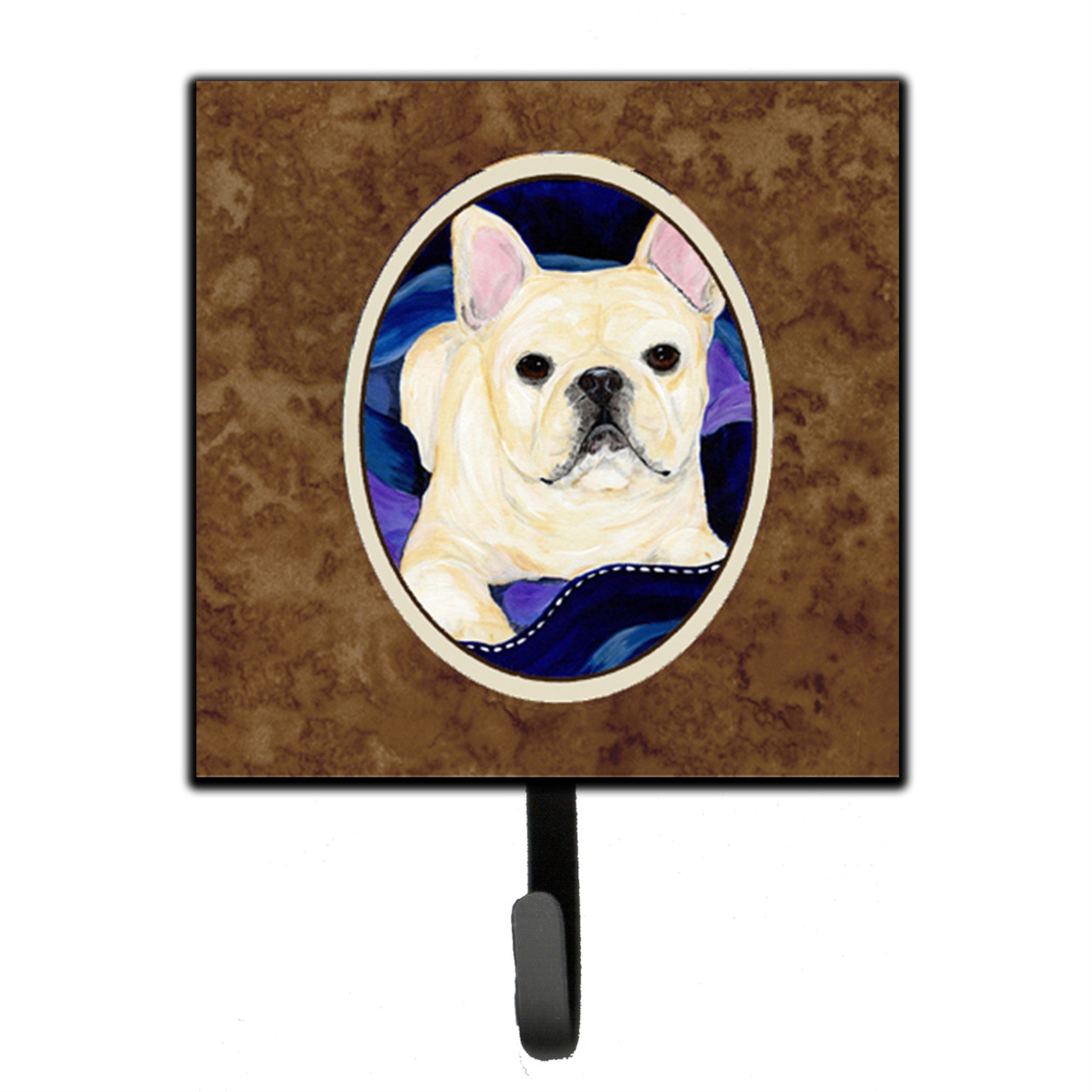 Caroline'S Treasures Ss8126Sh4 French Bulldog Leash Holder Or Key Hook, Small, Multicolor