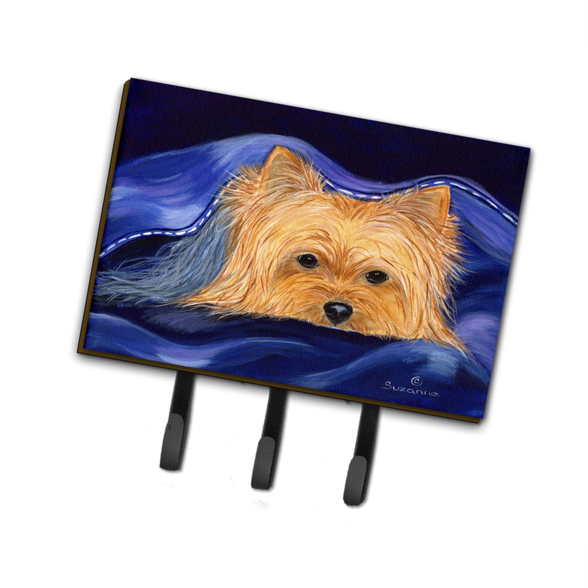 Caroline'S Treasures Ss8136Th68 Yorkie Leash Holder Or Key Hook, Large, Multicolor