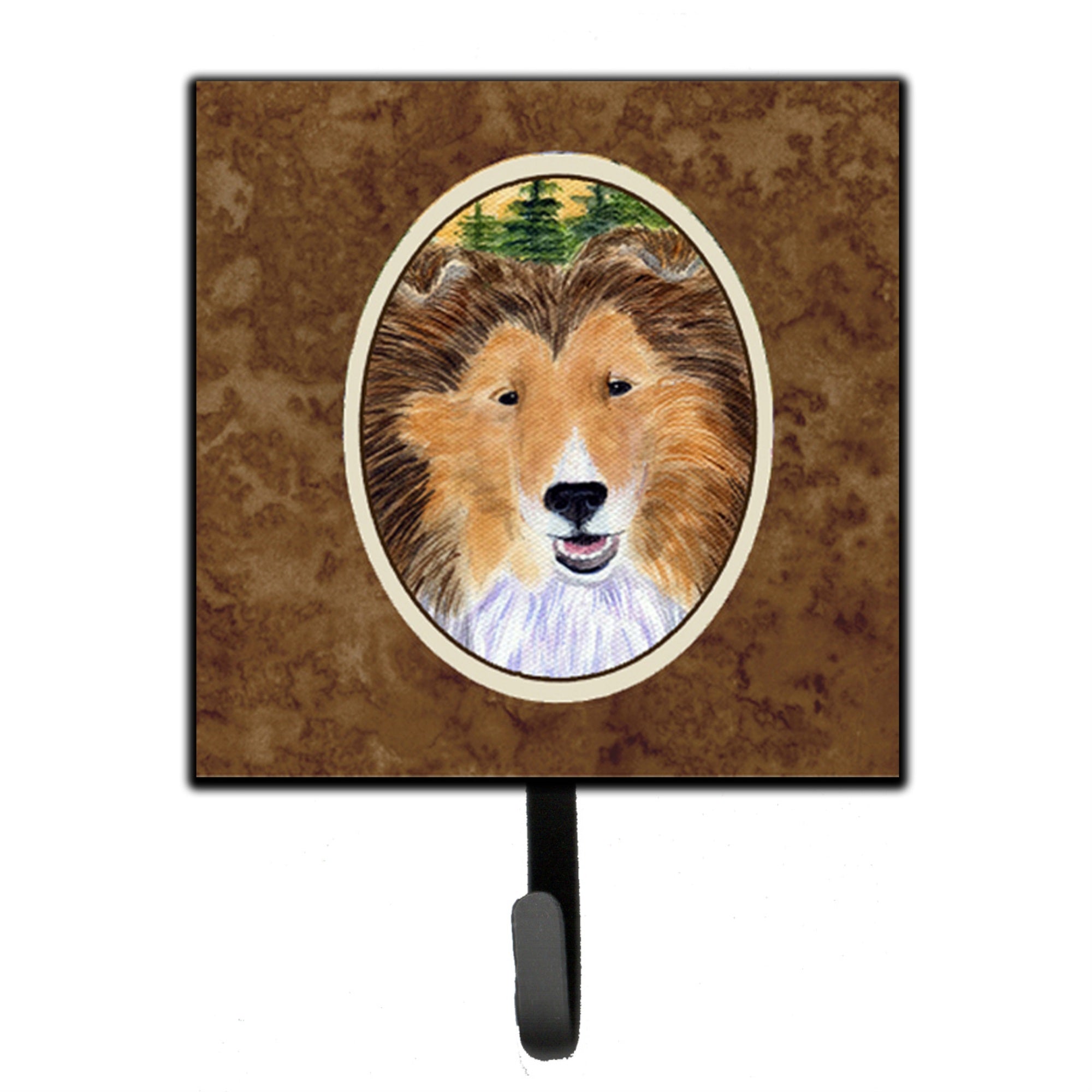 Caroline'S Treasures Ss8141Sh4 Sheltie Leash Holder Or Key Hook, Small, Multicolor