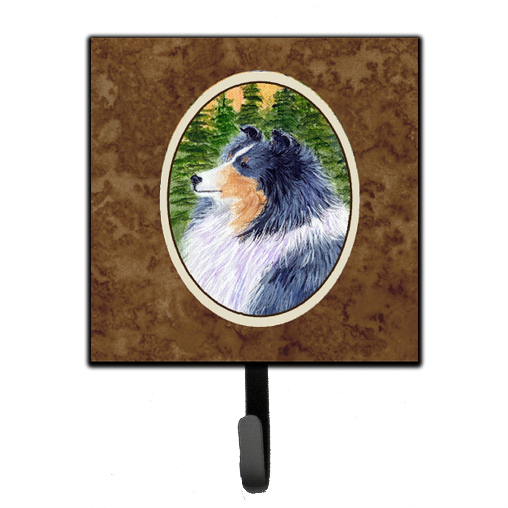 Caroline'S Treasures Ss8142Sh4 Sheltie Leash Holder Or Key Hook, Small, Multicolor