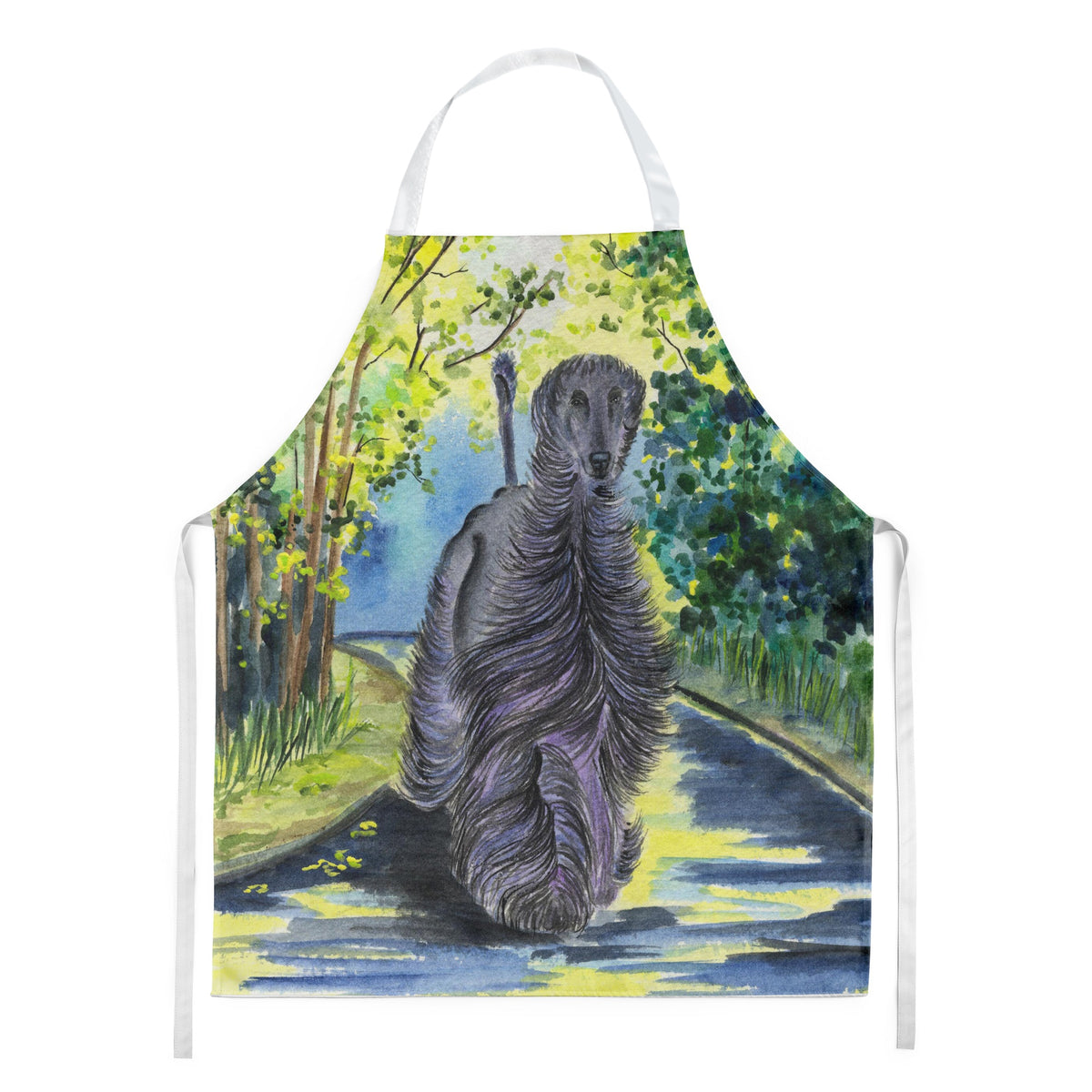 Caroline'S Treasures Ss8181Apron Afghan Hound Apron, Large, Multicolor