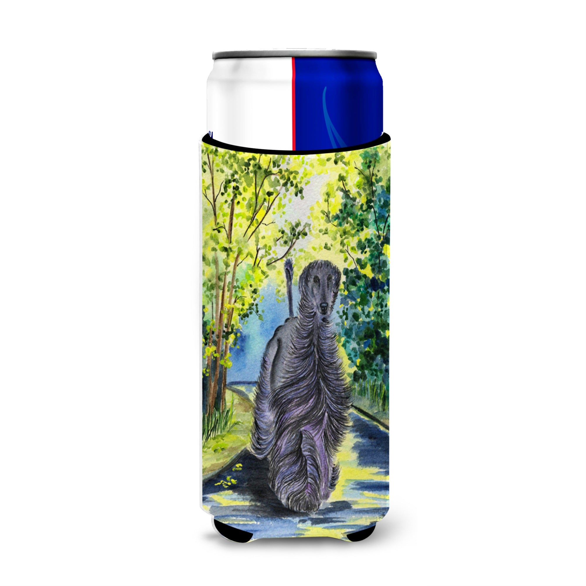 Afghan Hound Ultra Beverage Insulators For Slim Cans Ss8181Muk