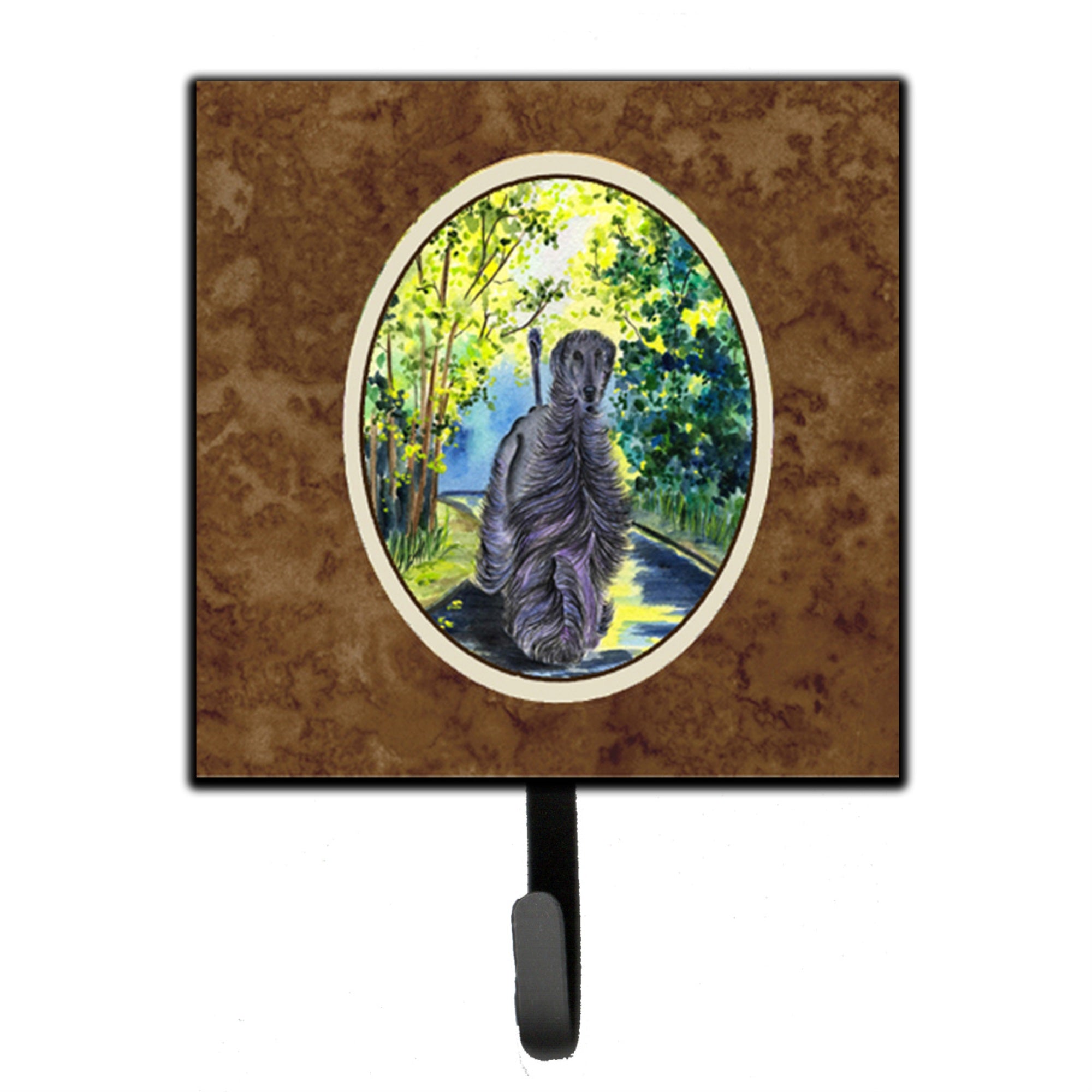 Caroline'S Treasures Ss8181Sh4 Afghan Hound Leash Holder Or Key Hook, Small, Multicolor