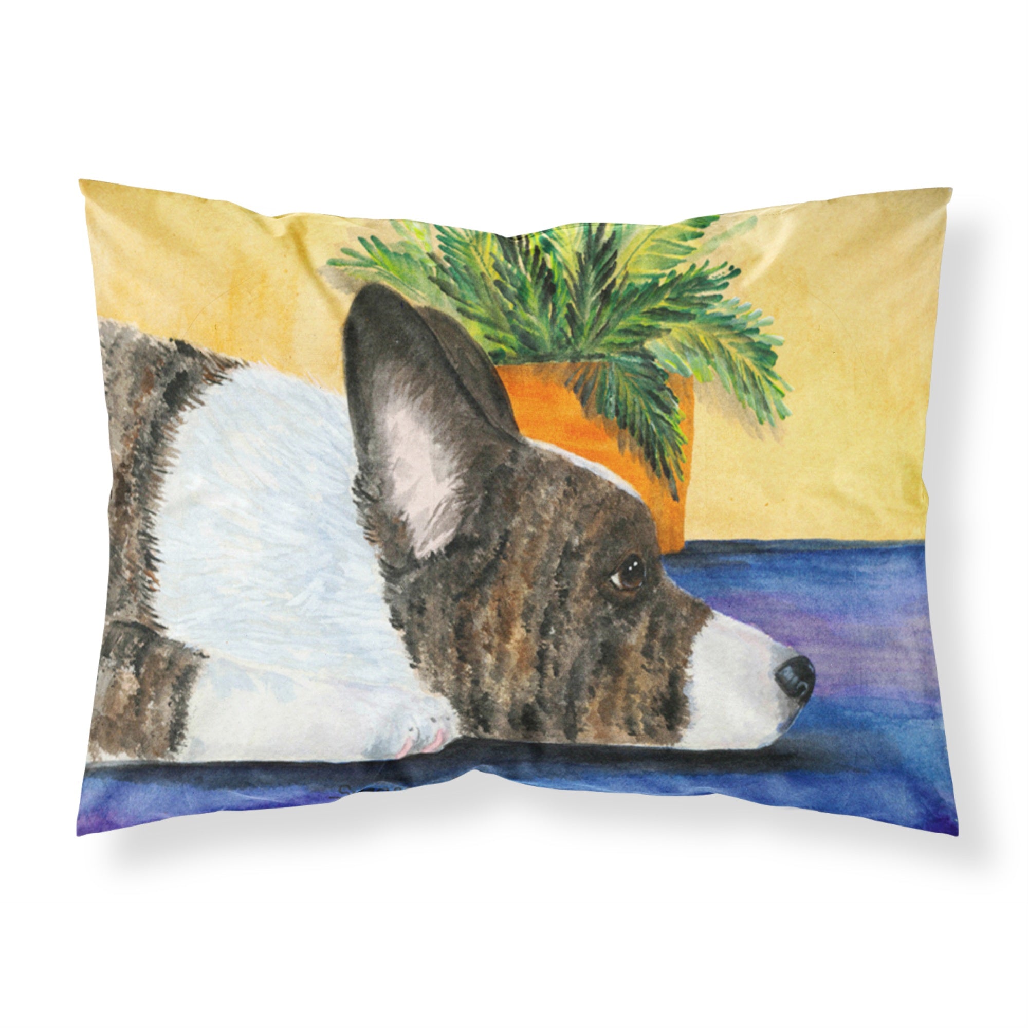 Caroline'S Treasures Ss8190Pillowcase Corgi Moisture Wicking Fabric Standard Pillowcase, Large, Multicolor