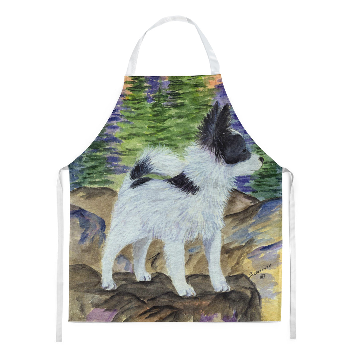 Caroline'S Treasures Ss8194Apron Papillion Apron, Large, Multicolor