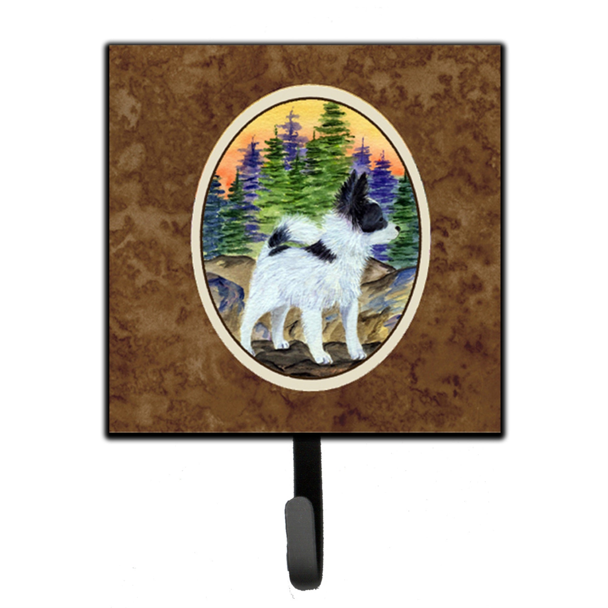 Caroline'S Treasures Ss8194Sh4 Papillion Leash Holder Or Key Hook, Small, Multicolor