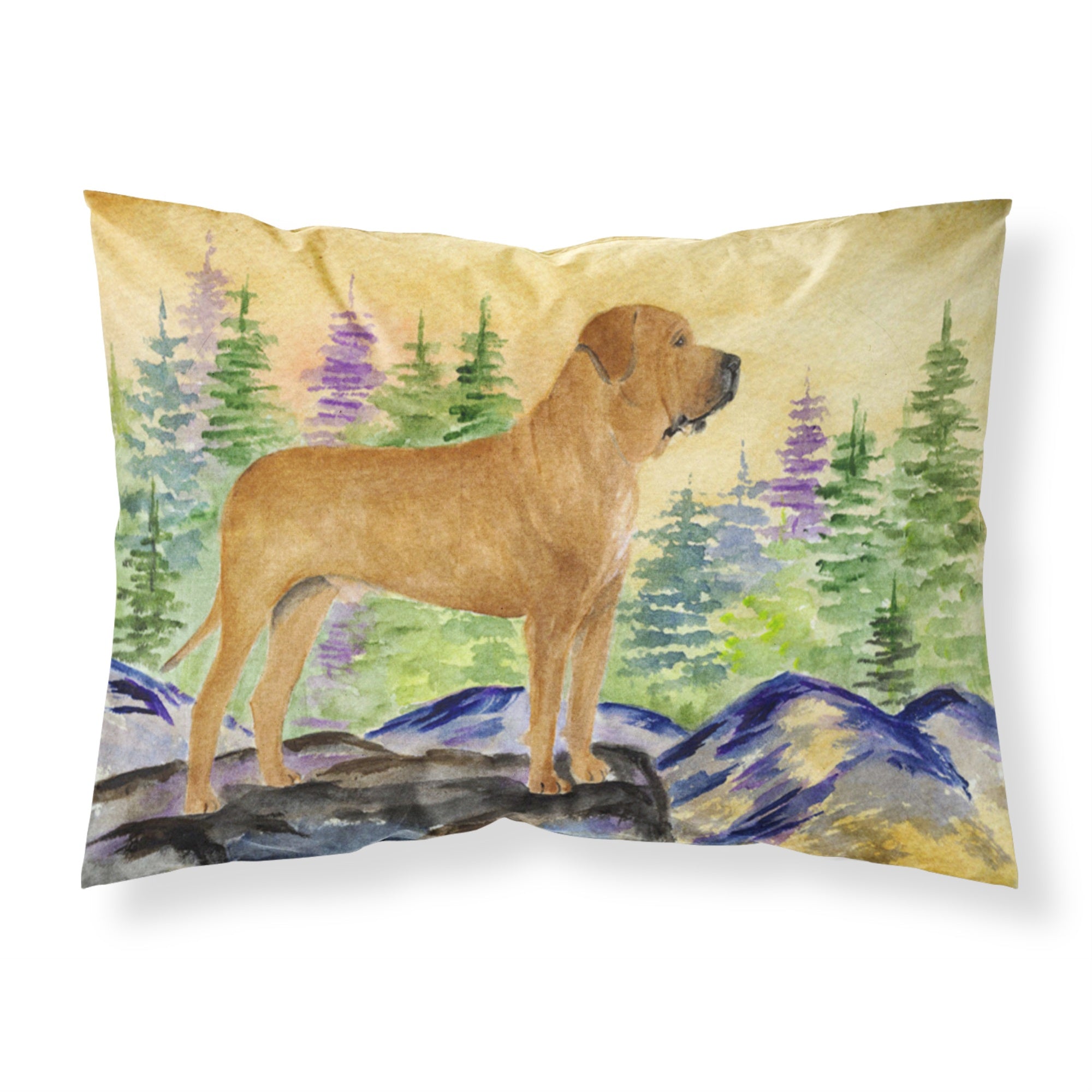 Caroline'S Treasures Ss8195Pillowcase Tosa Inu Moisture Wicking Fabric Standard Pillowcase, Large, Multicolor