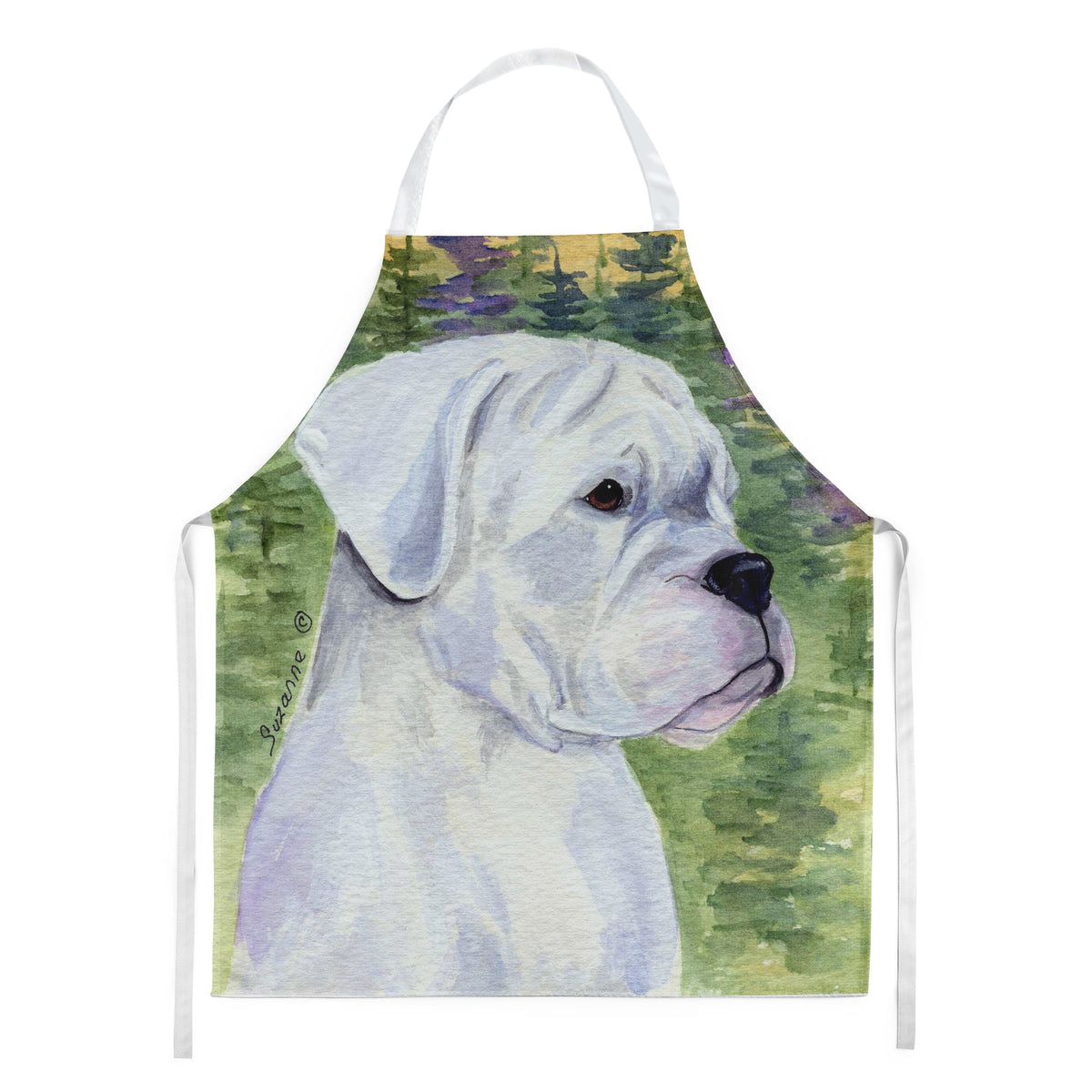 Caroline'S Treasures Ss8198Apron Boxer Apron, Large, Multicolor