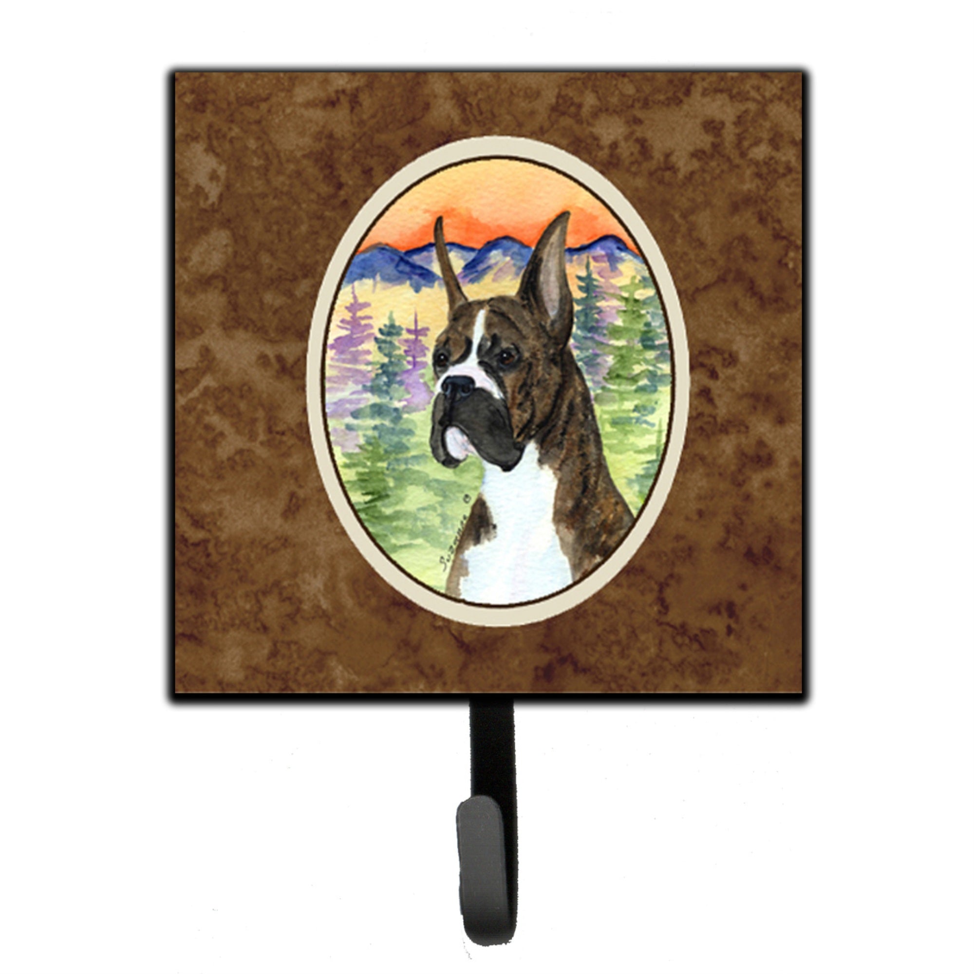 Caroline'S Treasures Ss8199Sh4 Boxer Leash Holder Or Key Hook, Small, Multicolor