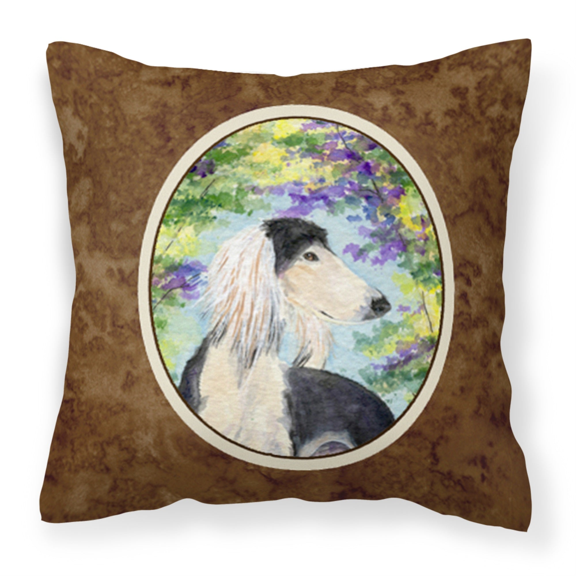 Caroline'S Treasures Ss8200Pw1414 Saluki Decorative Canvas Fabric Pillow, Large, Multicolor