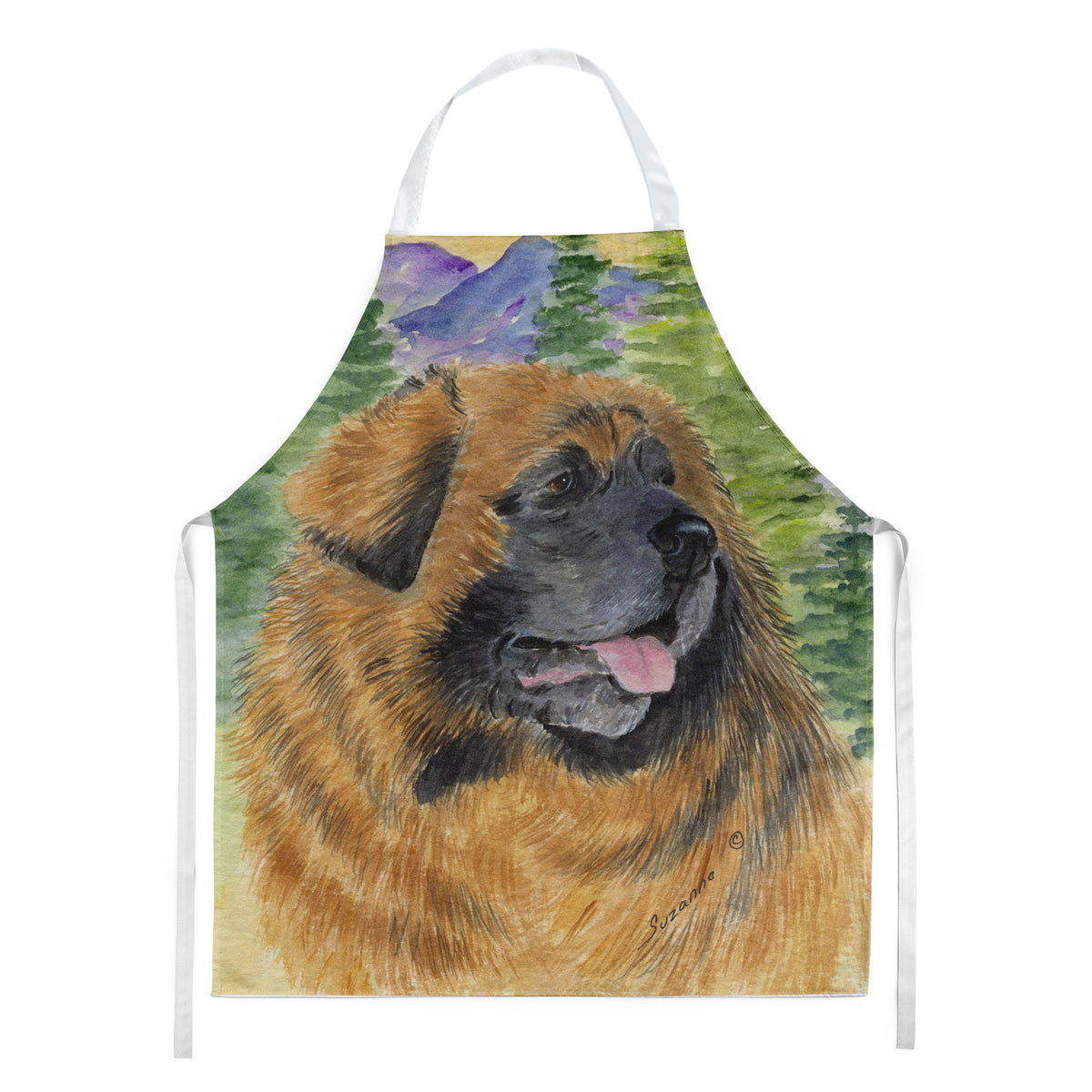 Caroline'S Treasures Ss8202Apron Leonberger Apron, Large, Multicolor