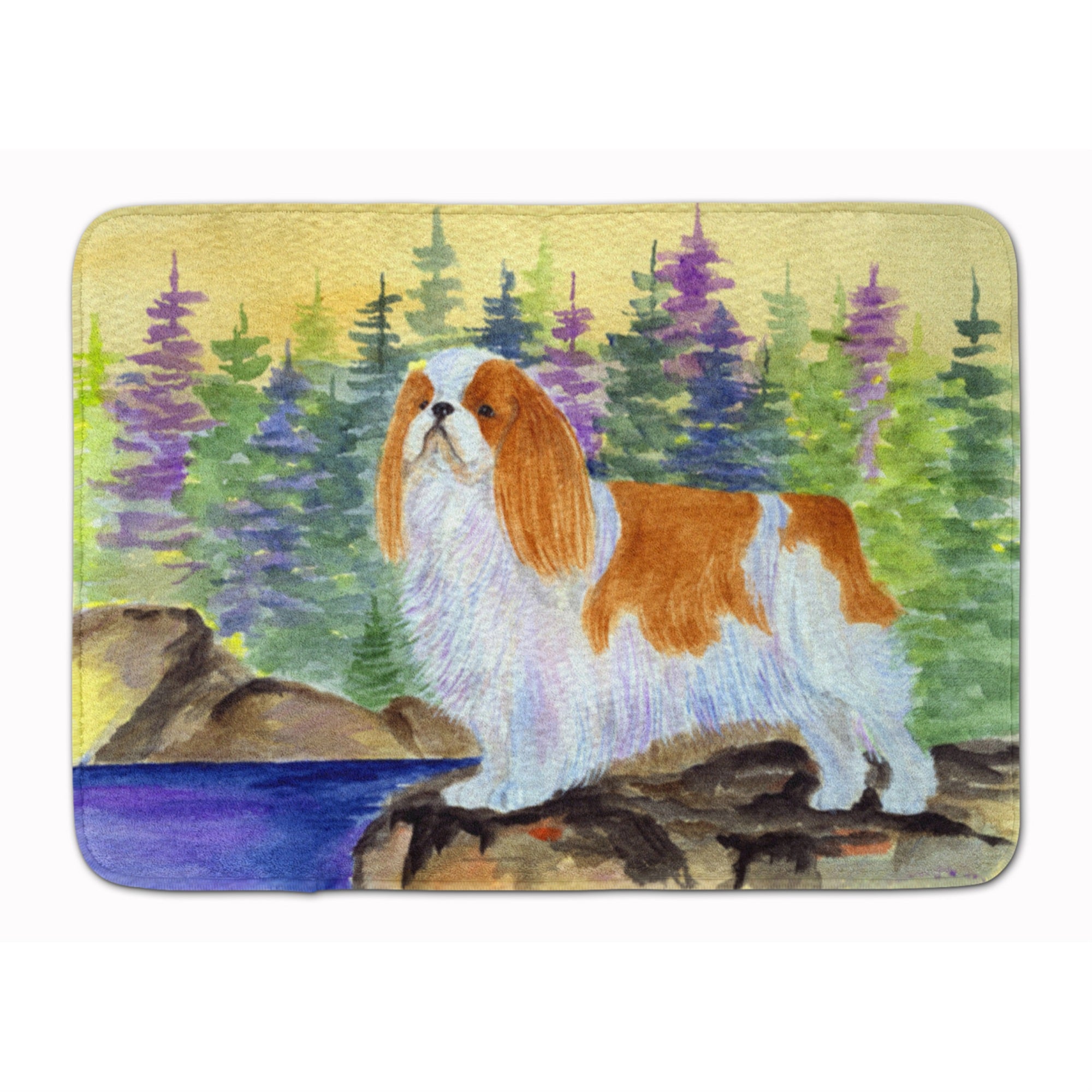 Caroline'S Treasures English Toy Spaniel Floor Mat, 19 X 27, Multicolor