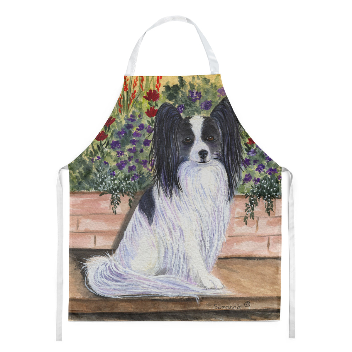 Caroline'S Treasures Ss8210Apron Papillion Apron, Large, Multicolor