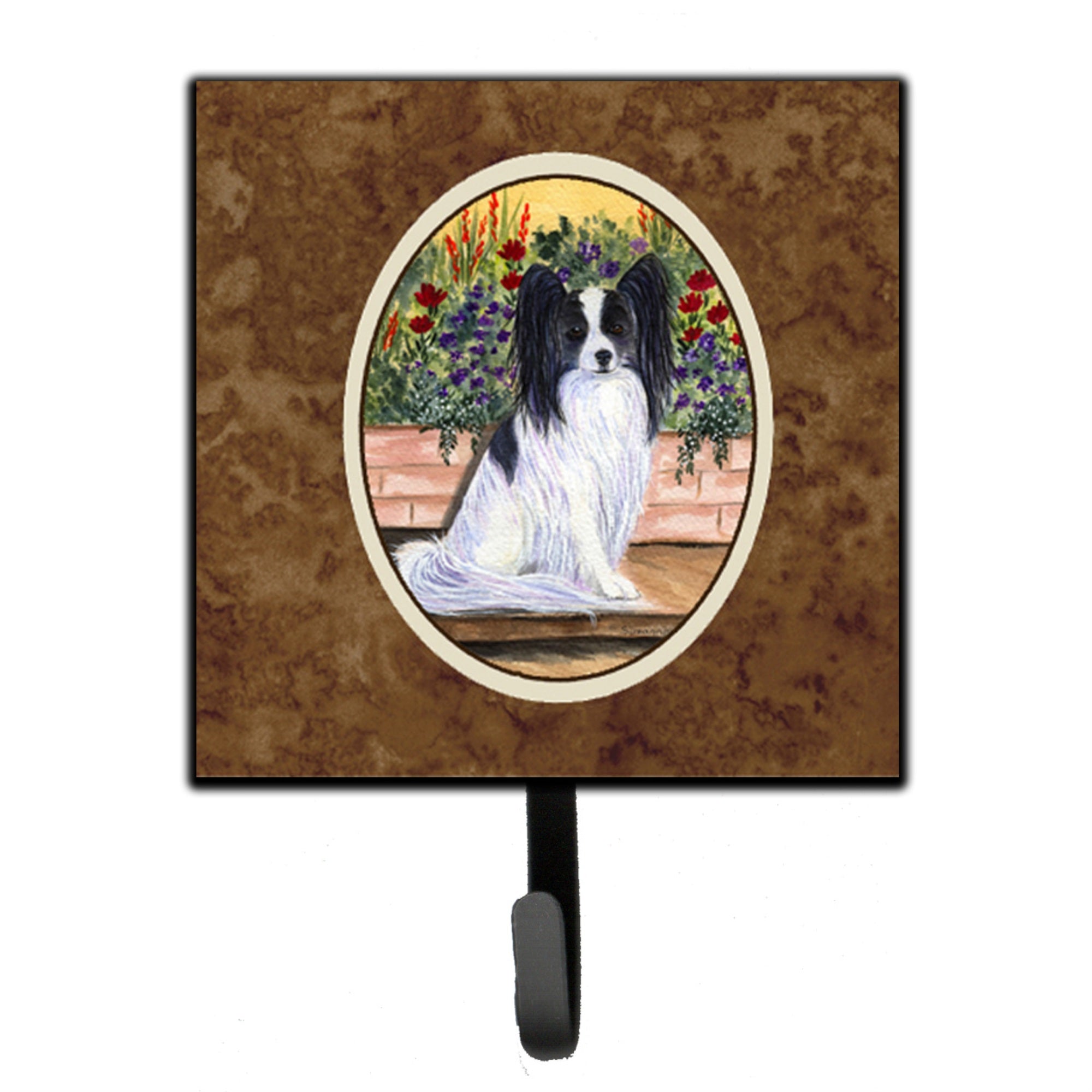 Caroline'S Treasures Ss8210Sh4 Papillion Leash Holder Or Key Hook, Small, Multicolor