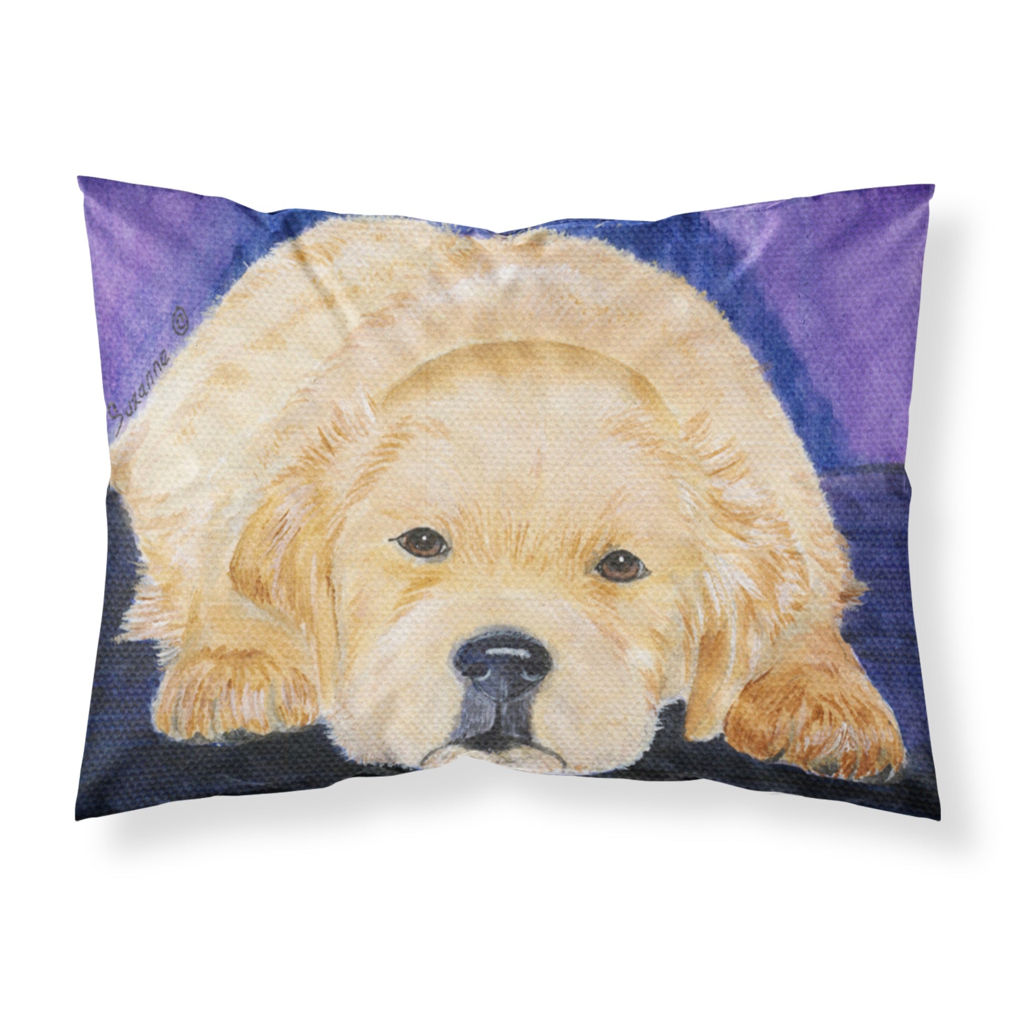 Caroline'S Treasures Ss8212Pillowcase Golden Retriever Moisture Wicking Fabric Standard Pillowcase, Large, Multicolor