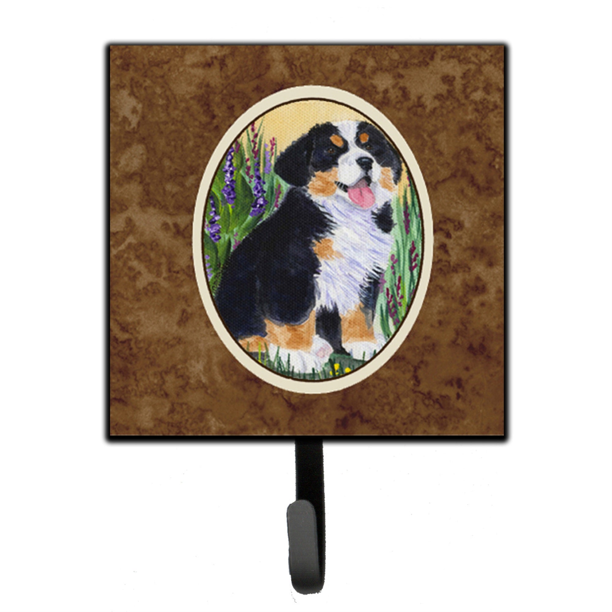 Caroline'S Treasures Bernese Mountain Dog Leash Holder Or Key Hooks, Small, Multicolor