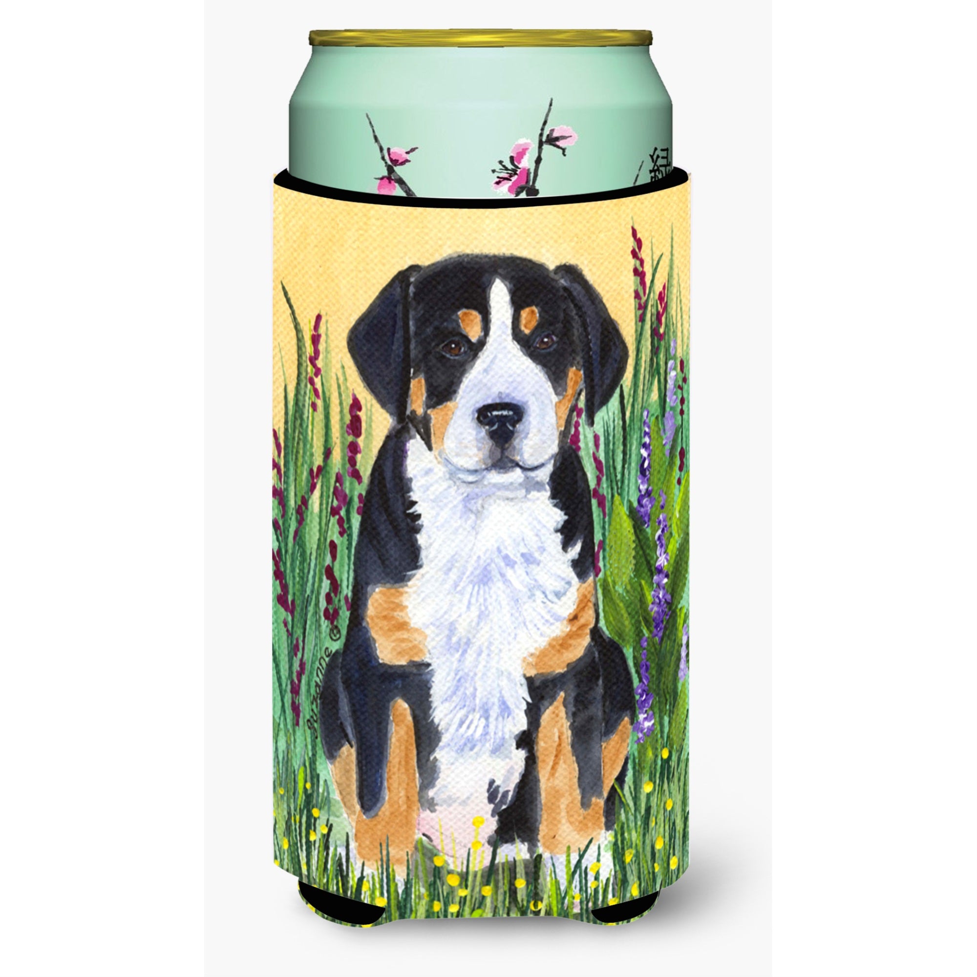 Greater Swiss Mountain Dog  Tall Boy Beverage Insulator Beverage Insulator Hugger