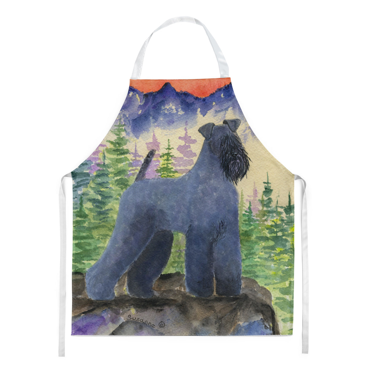 Caroline'S Treasures Ss8223Apron Kerry Blue Terrier Apron, Large, Multicolor