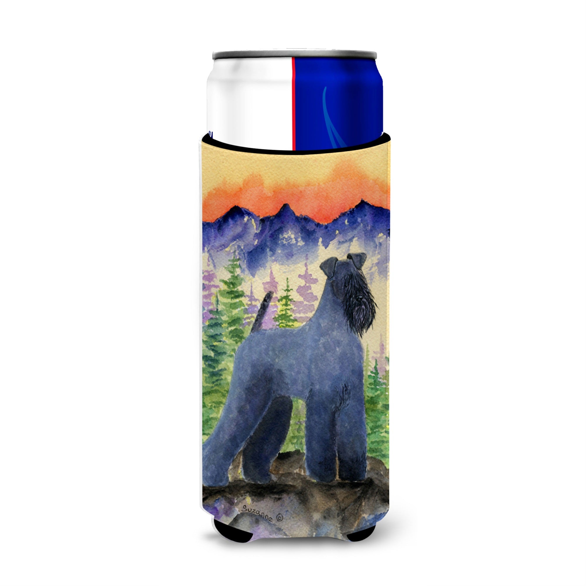 Kerry Blue Terrier Ultra Beverage Insulators For Slim Cans Ss8223Muk