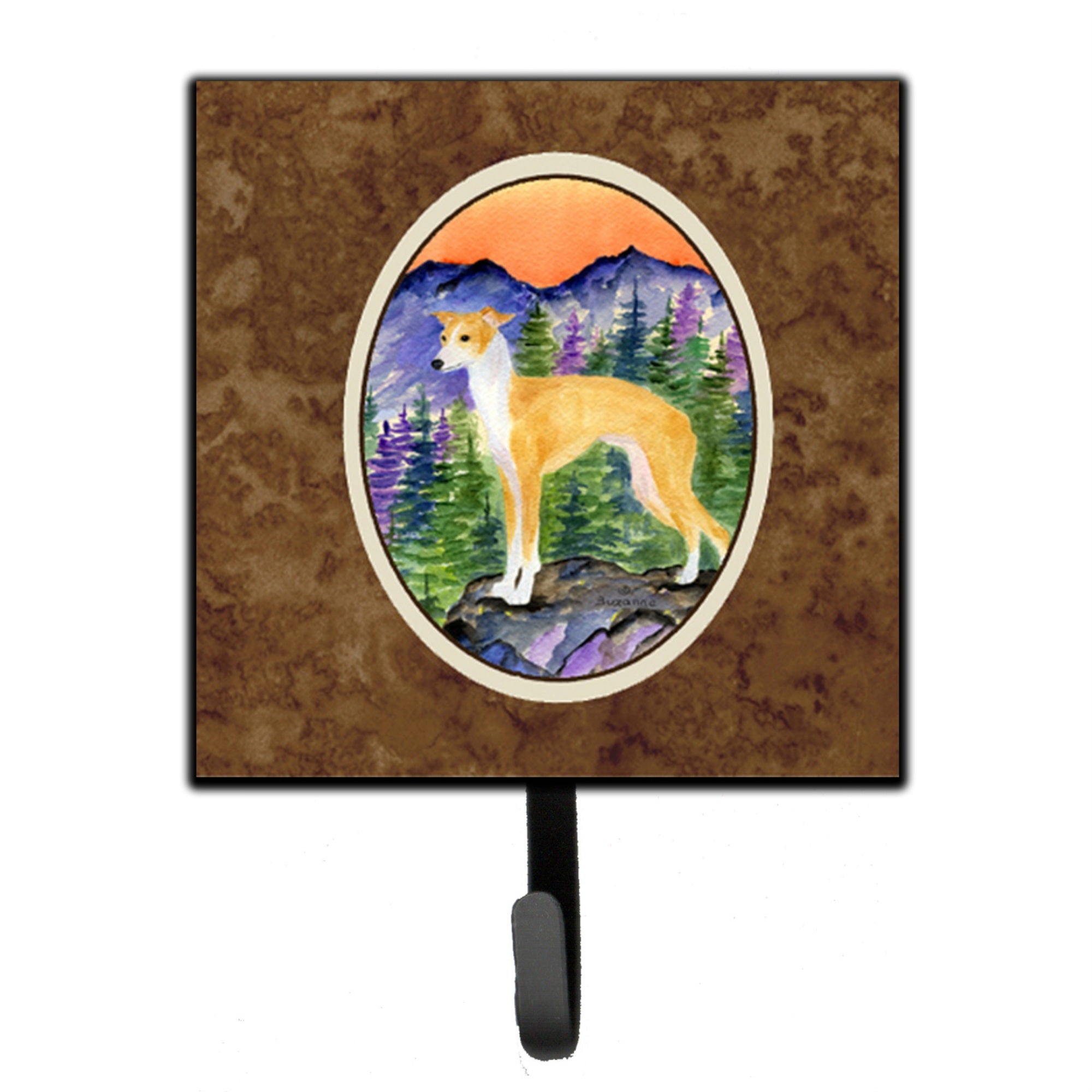 Caroline'S Treasures Ss8225Sh4 Italian Greyhound Leash Holder Or Key Hook, Small, Multicolor