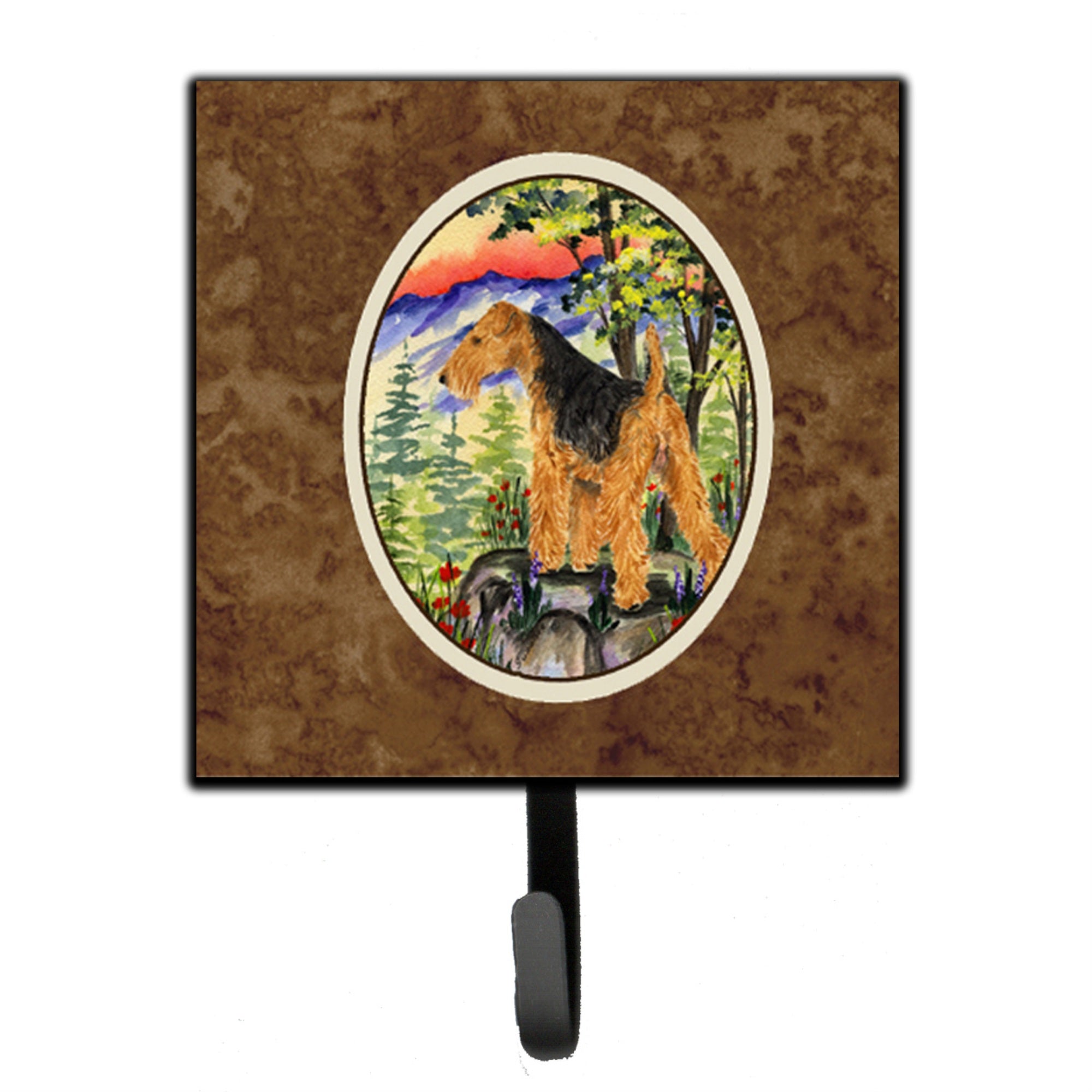 Caroline'S Treasures Ss8228Sh4 Welsh Terrier Leash Holder Or Key Hook, Small, Multicolor