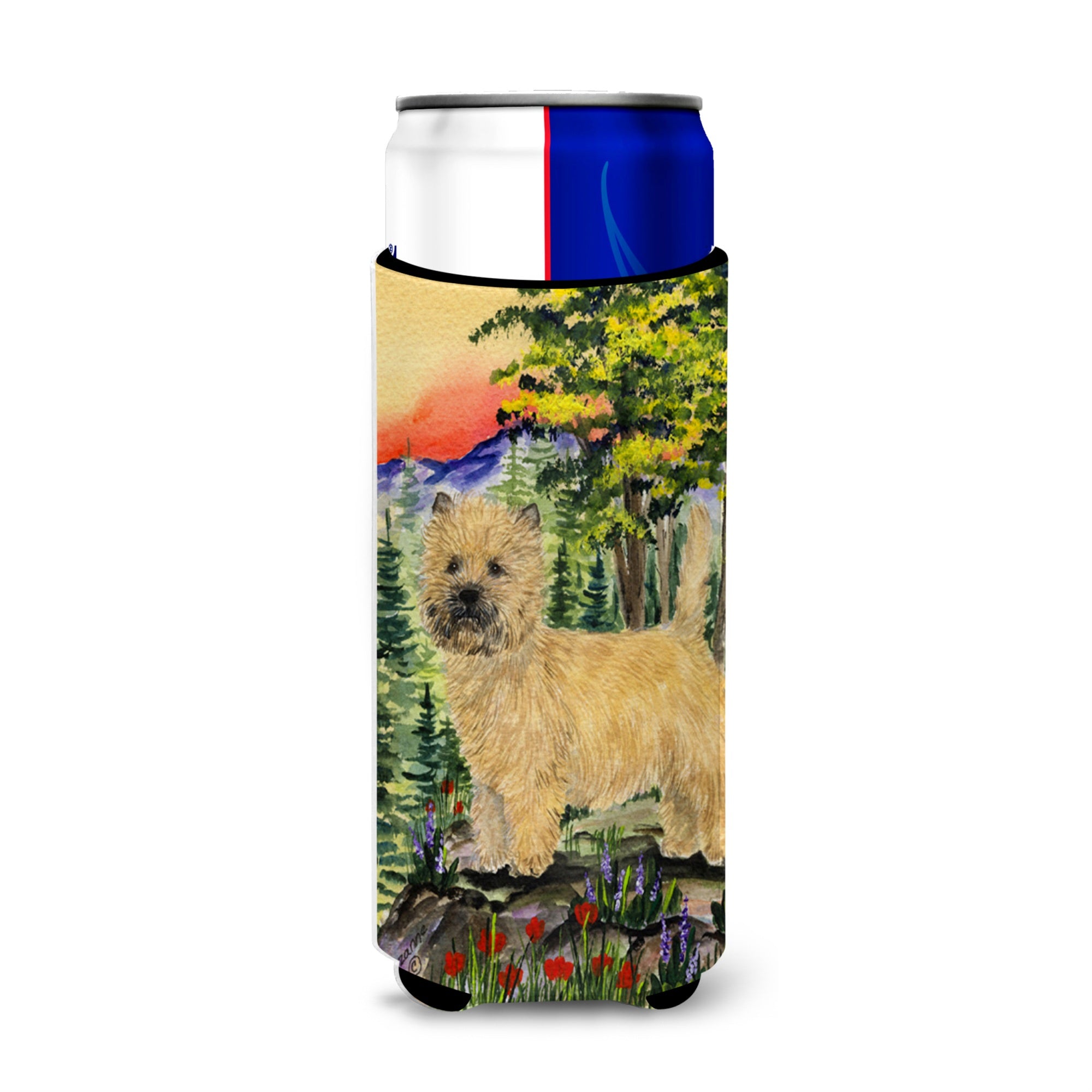 Cairn Terrier Ultra Beverage Insulators For Slim Cans Ss8229Muk