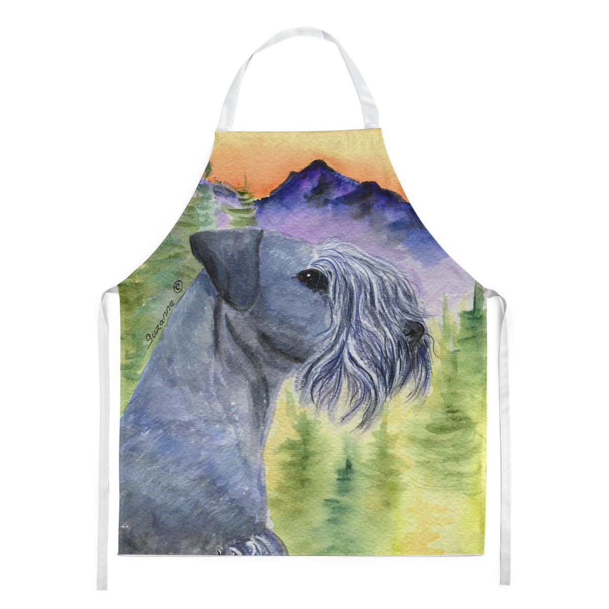 Caroline'S Treasures Ss8232Apron Cesky Terrier Apron, Large, Multicolor
