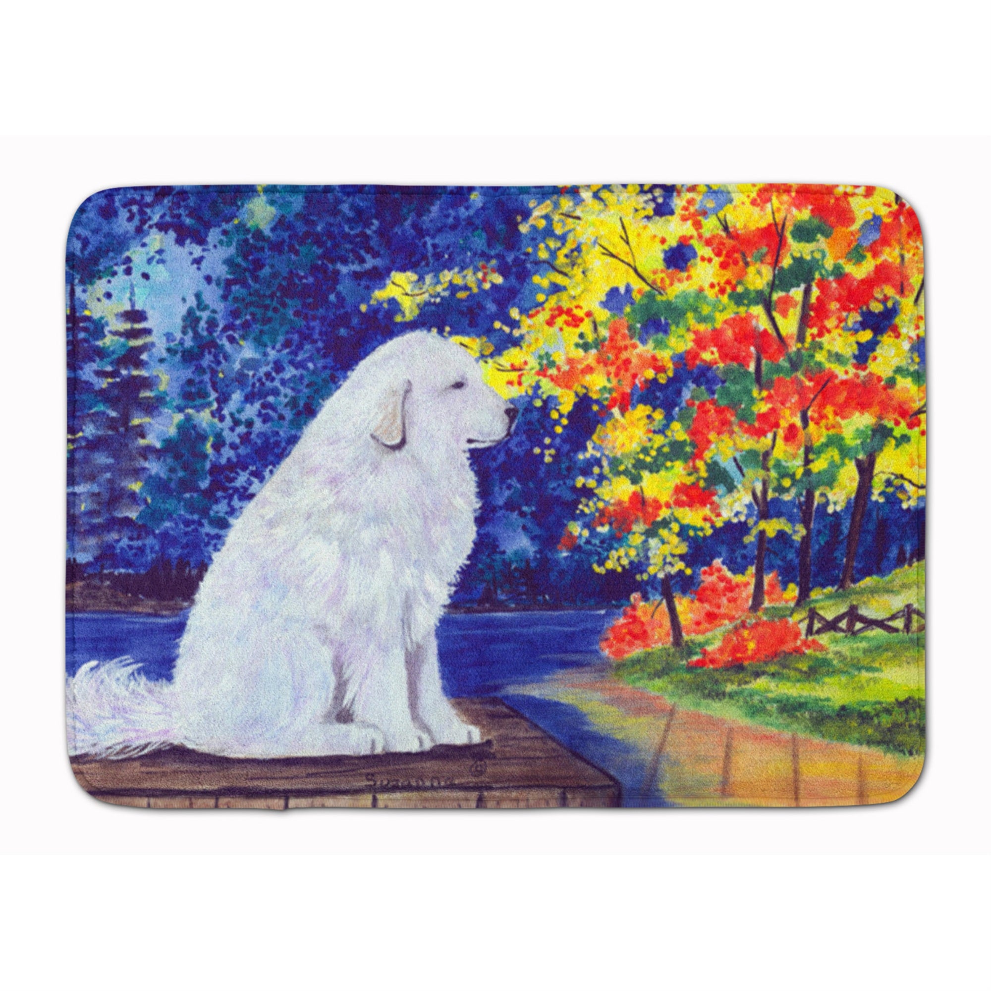 Caroline'S Treasures Pyrenees Floor Mat, 19 X 27, Multicolor