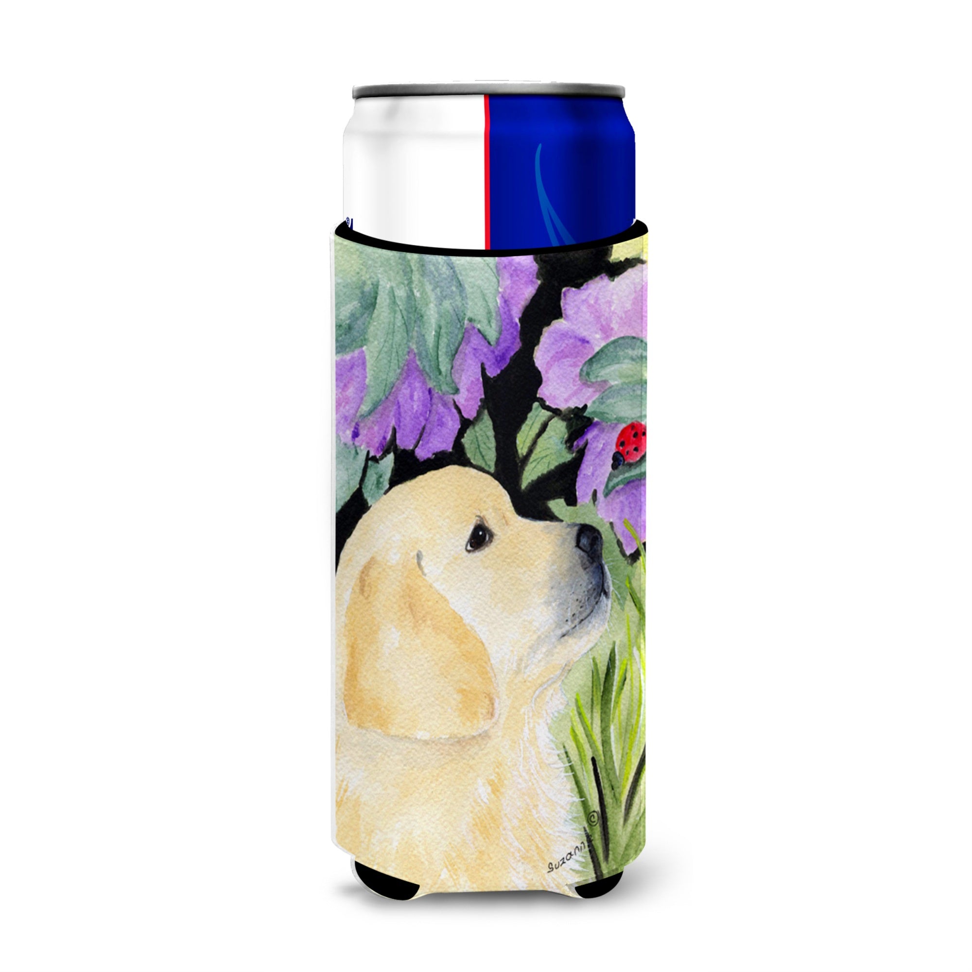 Golden Retriever Ultra Beverage Insulators For Slim Cans Ss8245Muk