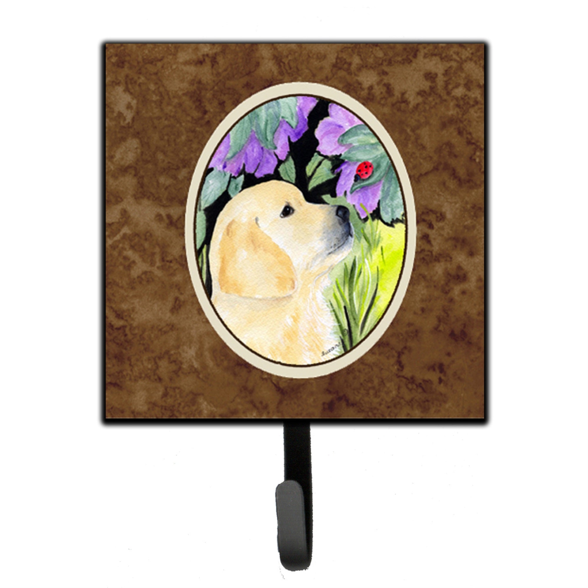 Caroline'S Treasures Ss8245Sh4 Golden Retriever Leash Holder Or Key Hook, Small, Multicolor
