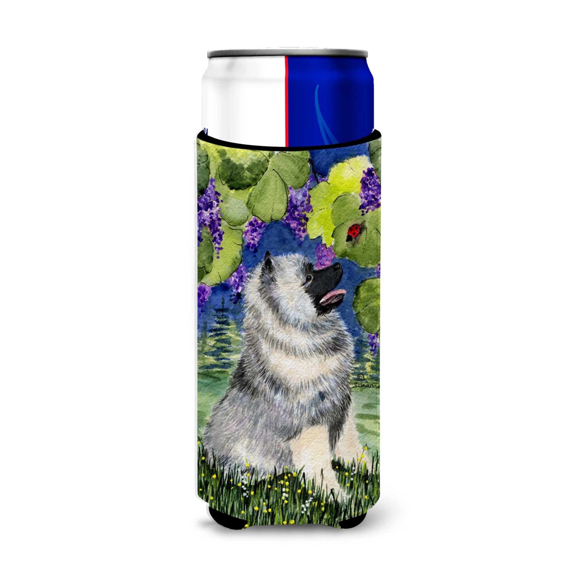 Keeshond Ultra Beverage Insulators For Slim Cans Ss8249Muk