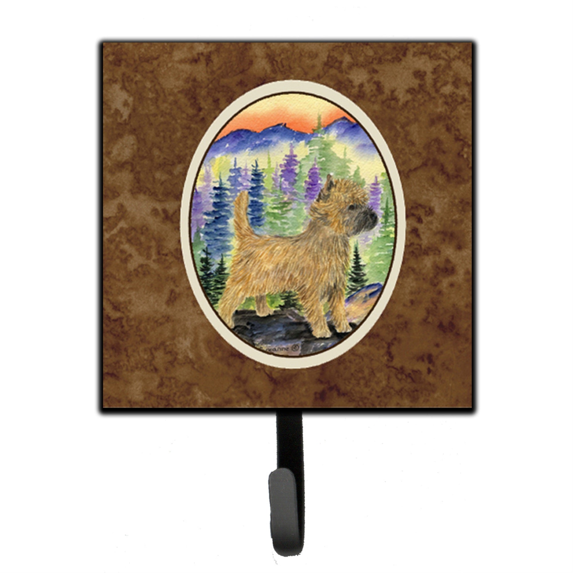 Caroline'S Treasures Ss8255Sh4 Cairn Terrier Leash Holder Or Key Hook, Small, Multicolor