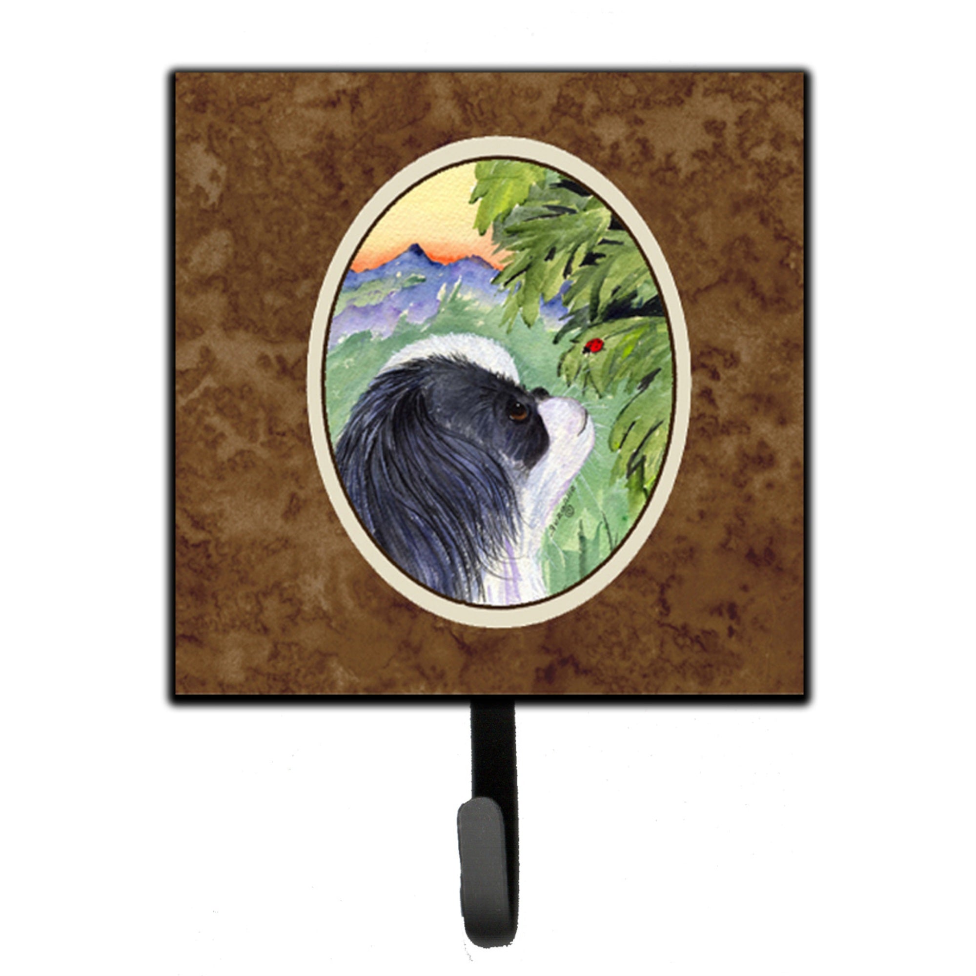 Caroline'S Treasures Ss8259Sh4 Japanese Chin Leash Holder Or Key Hook, Small, Multicolor