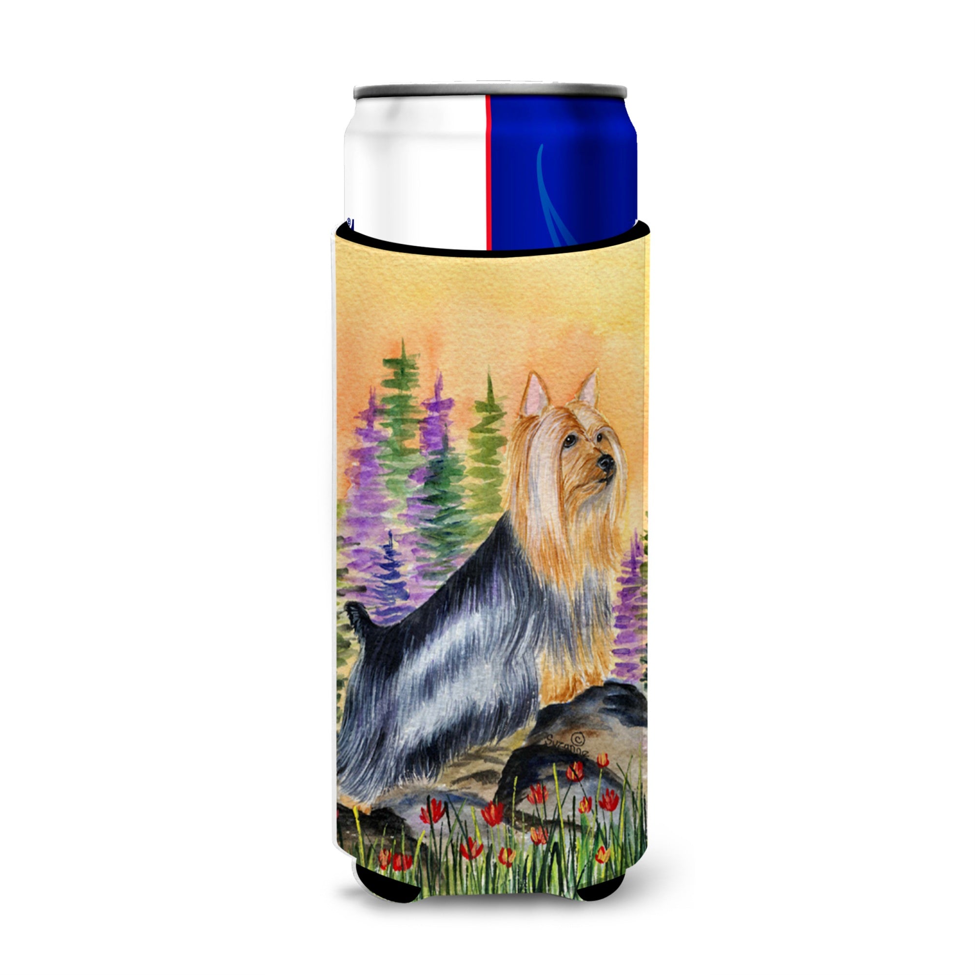 Silky Terrier Ultra Beverage Insulators For Slim Cans Ss8262Muk