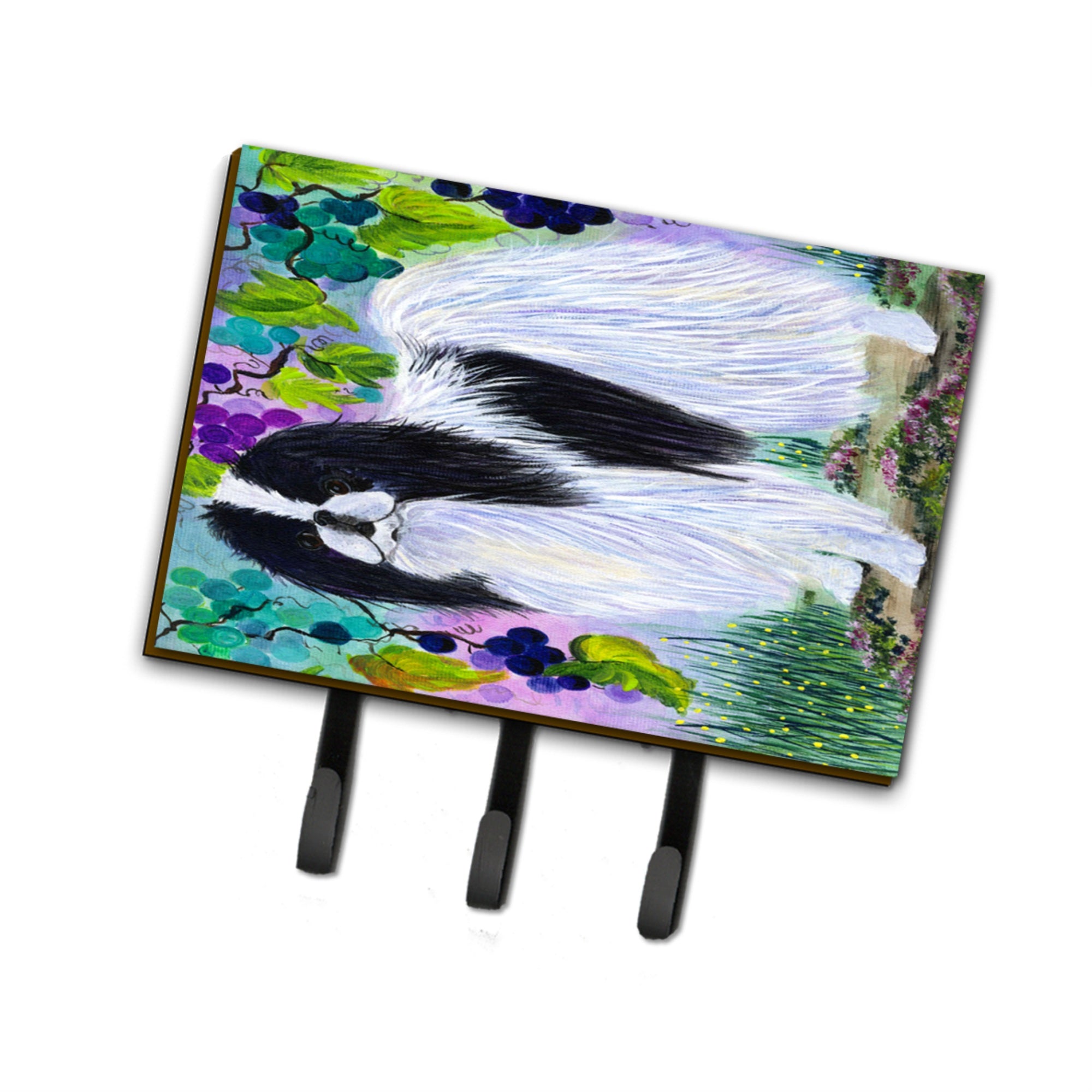 Caroline'S Treasures Ss8270Th68 Japanese Chin Leash Holder Or Key Hook, Large, Multicolor
