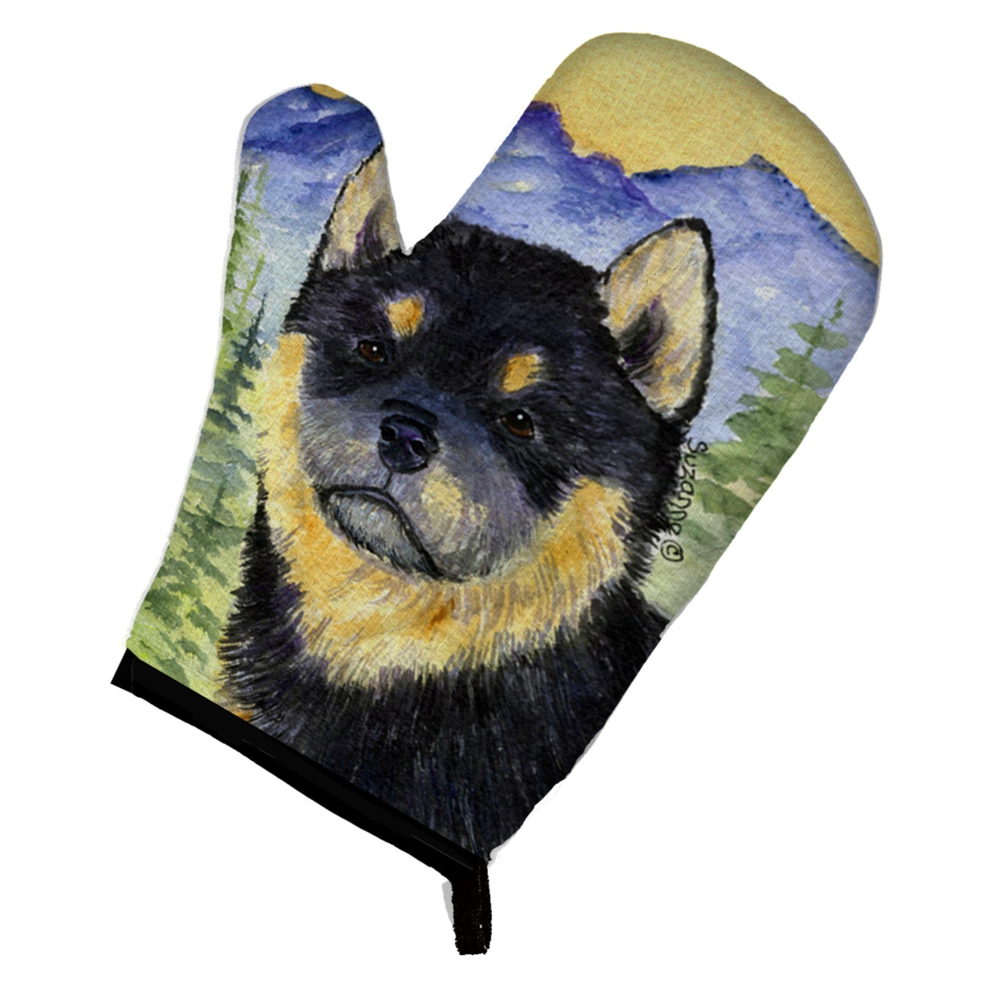 Caroline'S Treasures Ss8274Ovmt Shiba Inu Oven Mitt, 12 By 8.5, Multicolor
