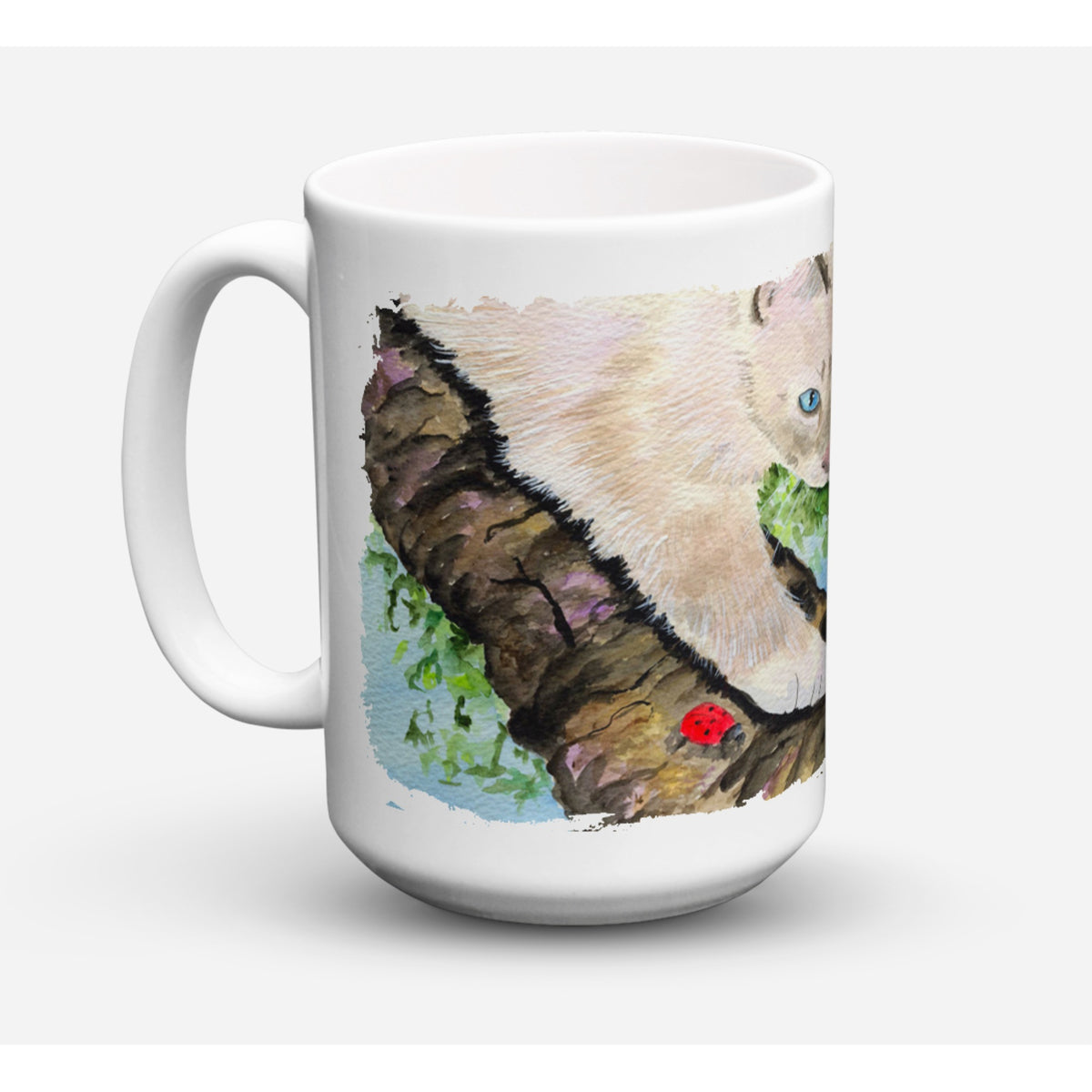 Caroline'S Treasures Ss8276Cm15 Cat-Birman Microwavable Ceramic Coffee Mug, 15 Oz, Multicolor