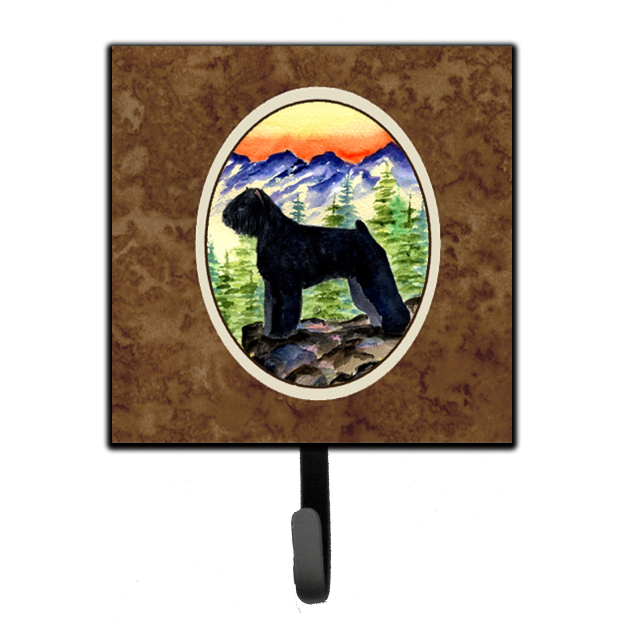 Caroline'S Treasures Ss8286Sh4 Bouvier Des Flandres Leash Holder Or Key Hook, Small, Multicolor