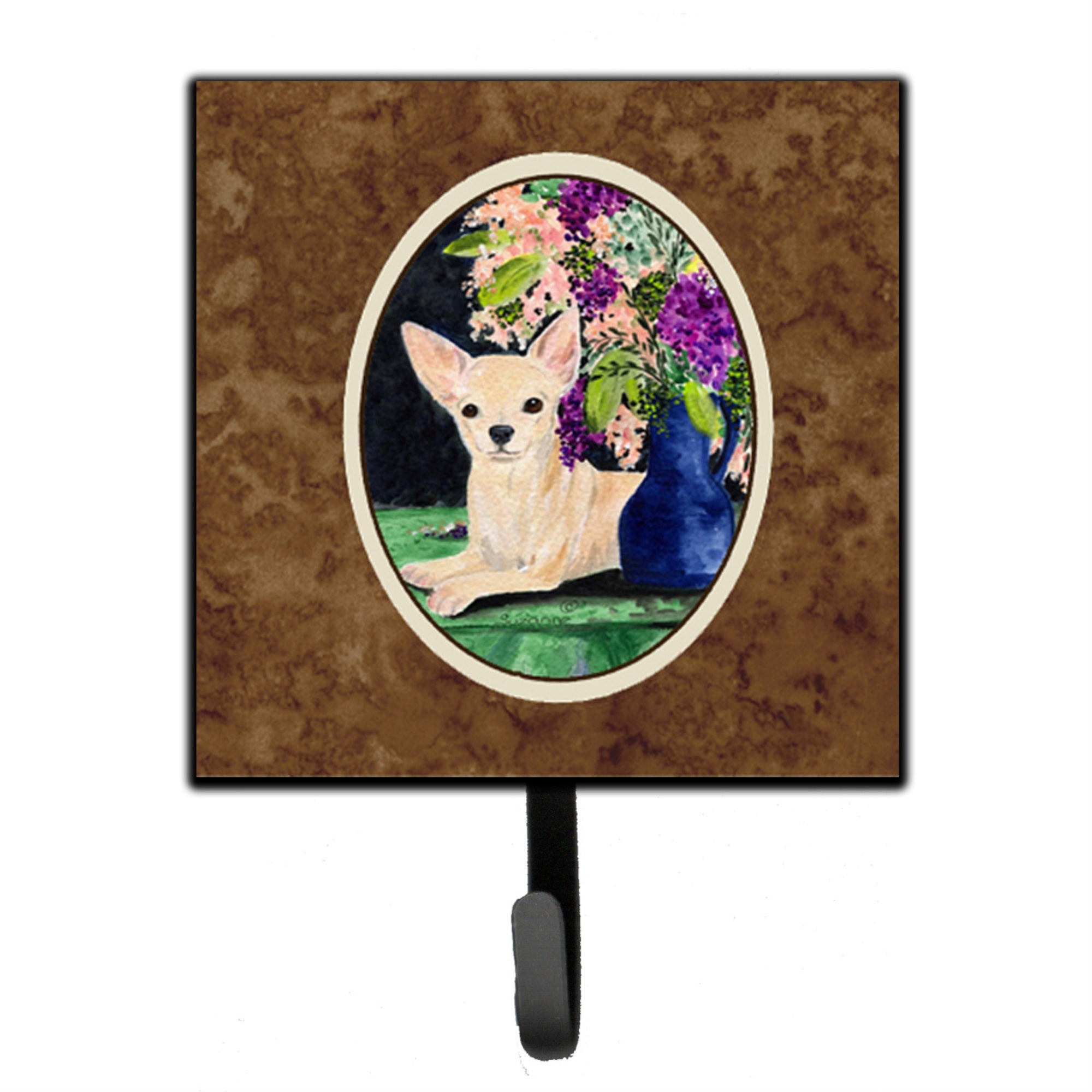 Caroline'S Treasures Ss8289Sh4 Chihuahua Leash Holder Or Key Hook, Small, Multicolor