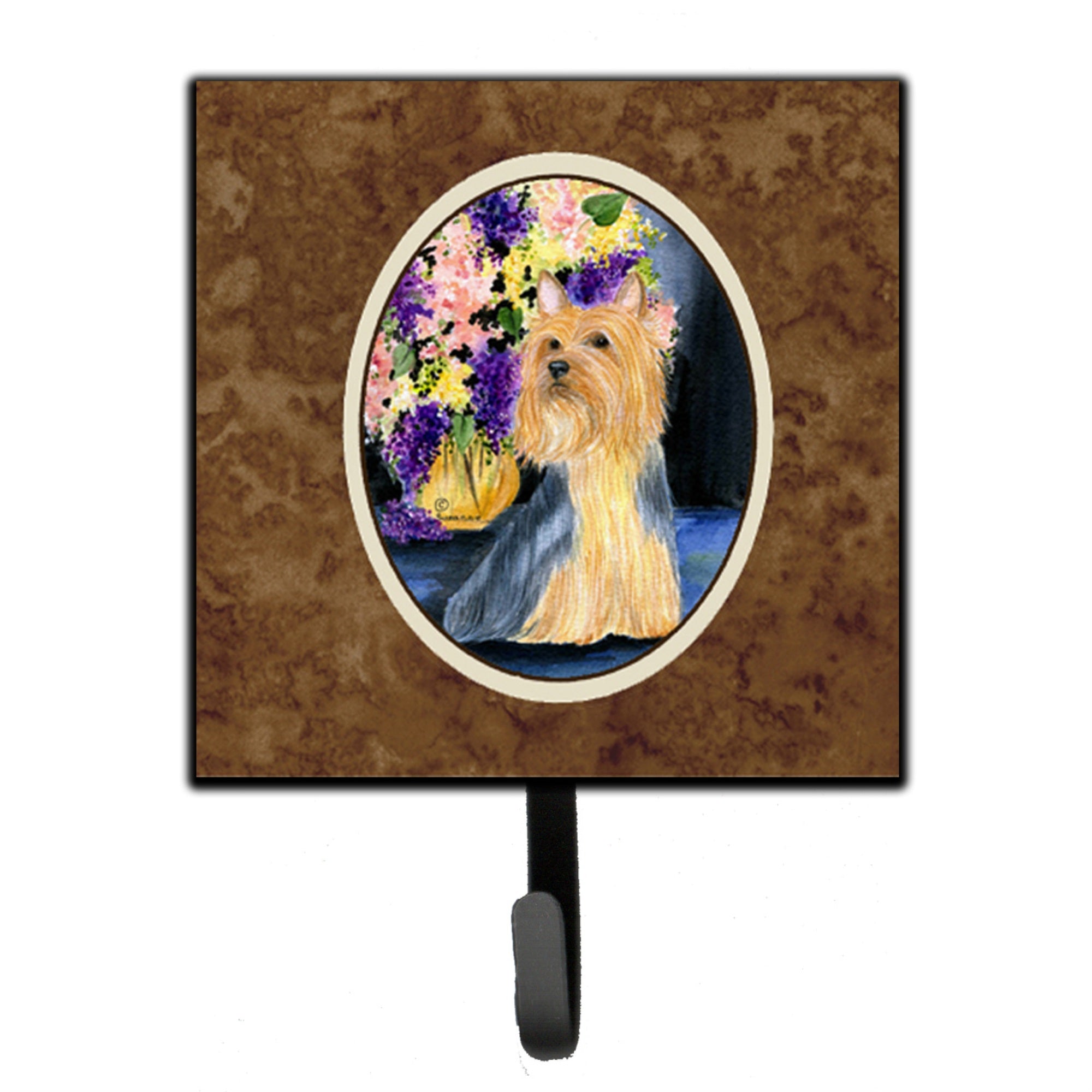 Caroline'S Treasures Ss8293Sh4 Silky Terrier Leash Holder Or Key Hook, Small, Multicolor