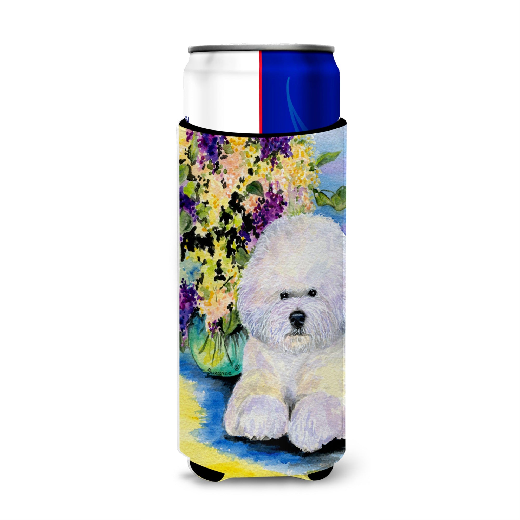 Bichon Frise Ultra Beverage Insulators For Slim Cans Ss8295Muk
