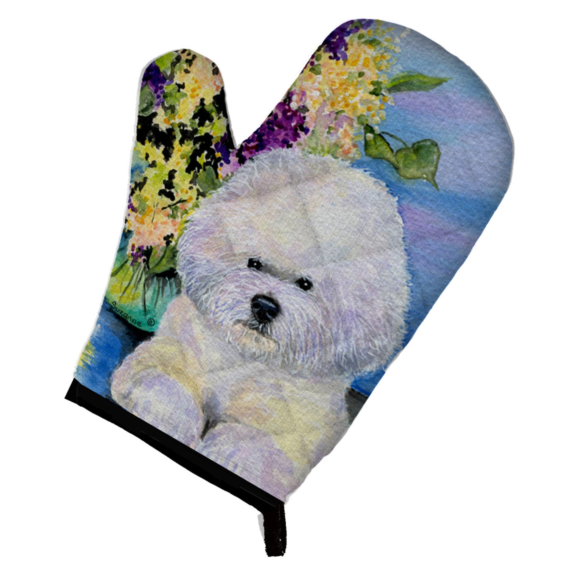 Caroline'S Treasures Ss8295Ovmt Bichon Frise Oven Mitt, 12 By 8.5, Multicolor