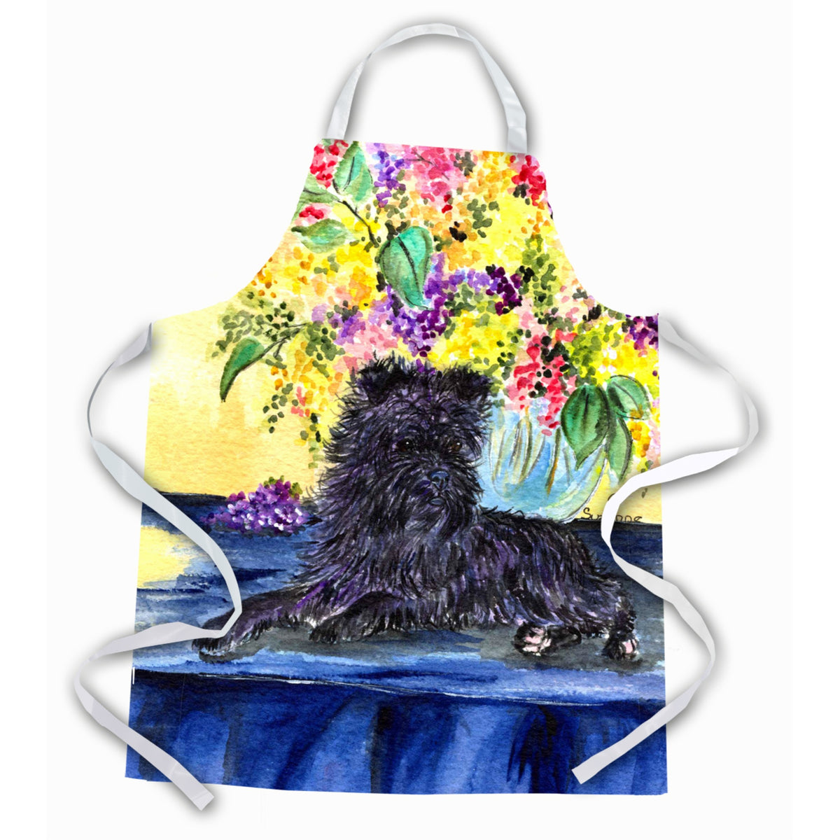 Caroline'S Treasures Ss8296Apron Affenpinscher Apron, Large, Multicolor