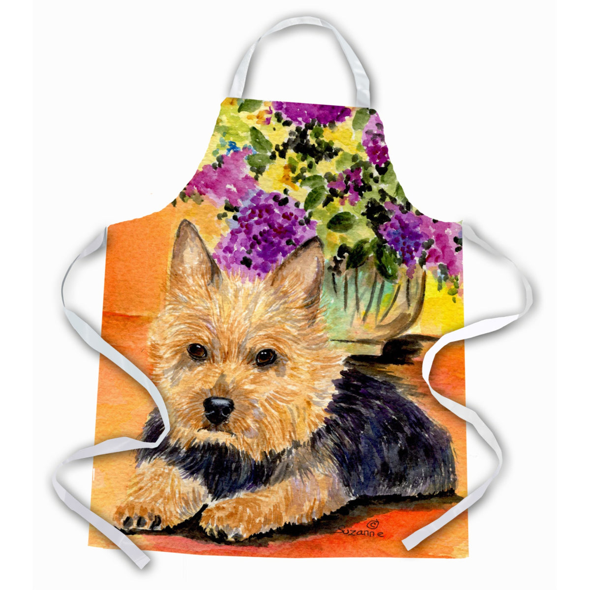 Caroline'S Treasures Ss8297Apron Norwich Terrier Apron, Large, Multicolor