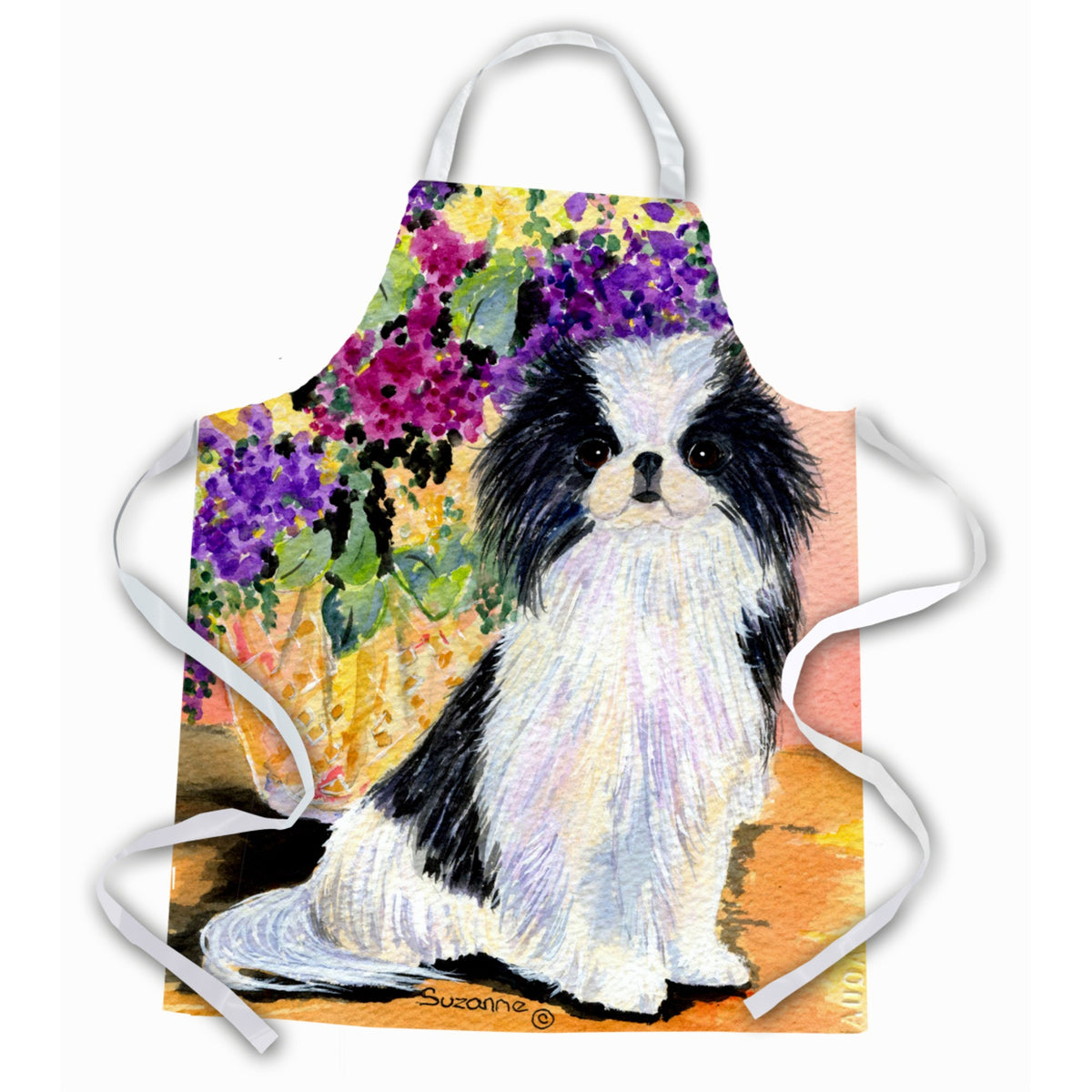 Caroline'S Treasures Ss8299Apron Japanese Chin Apron, Large, Multicolor