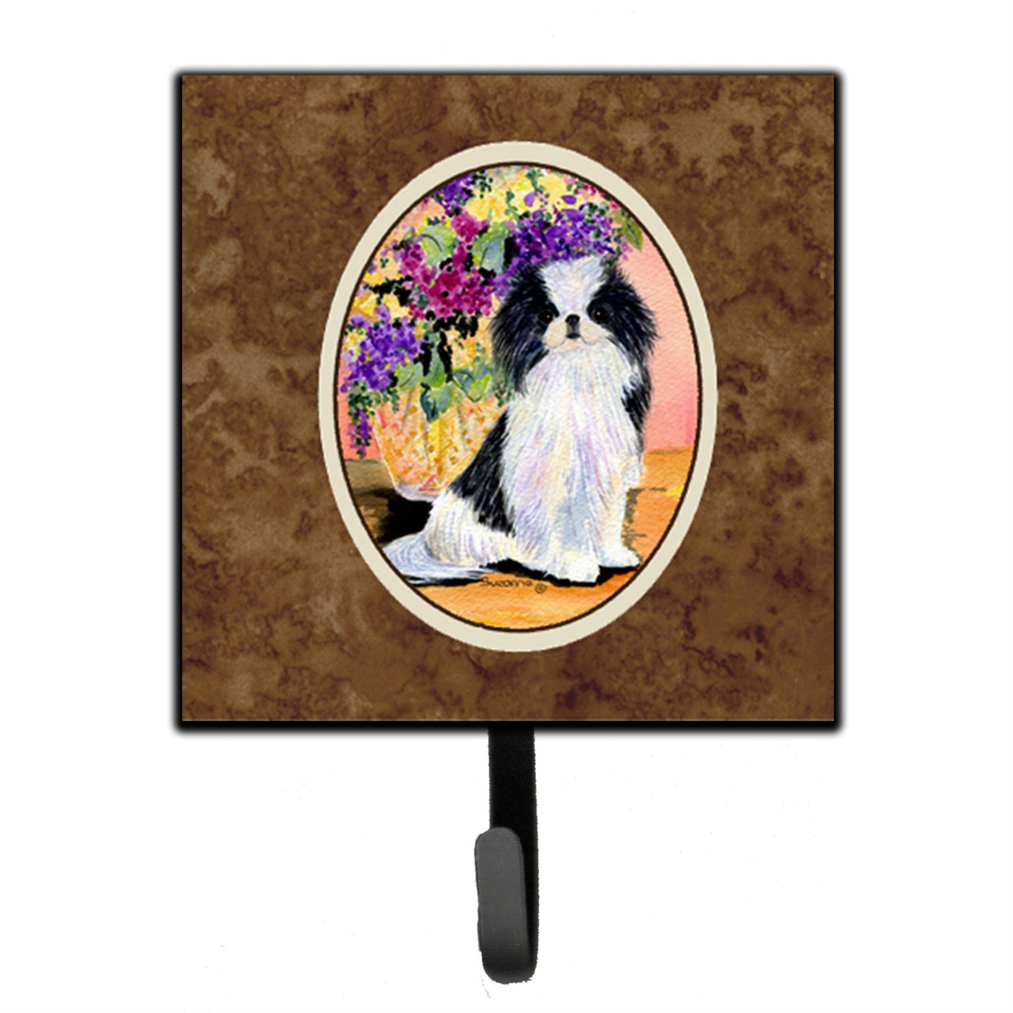 Caroline'S Treasures Ss8299Sh4 Japanese Chin Leash Holder Or Key Hook, Small, Multicolor